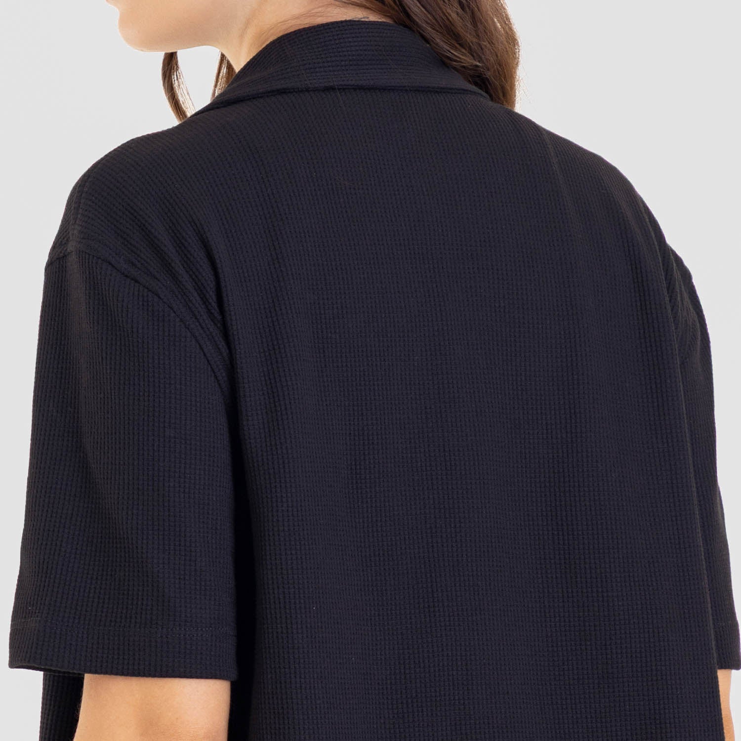 Relaxed Short Sleeve Shirt Black