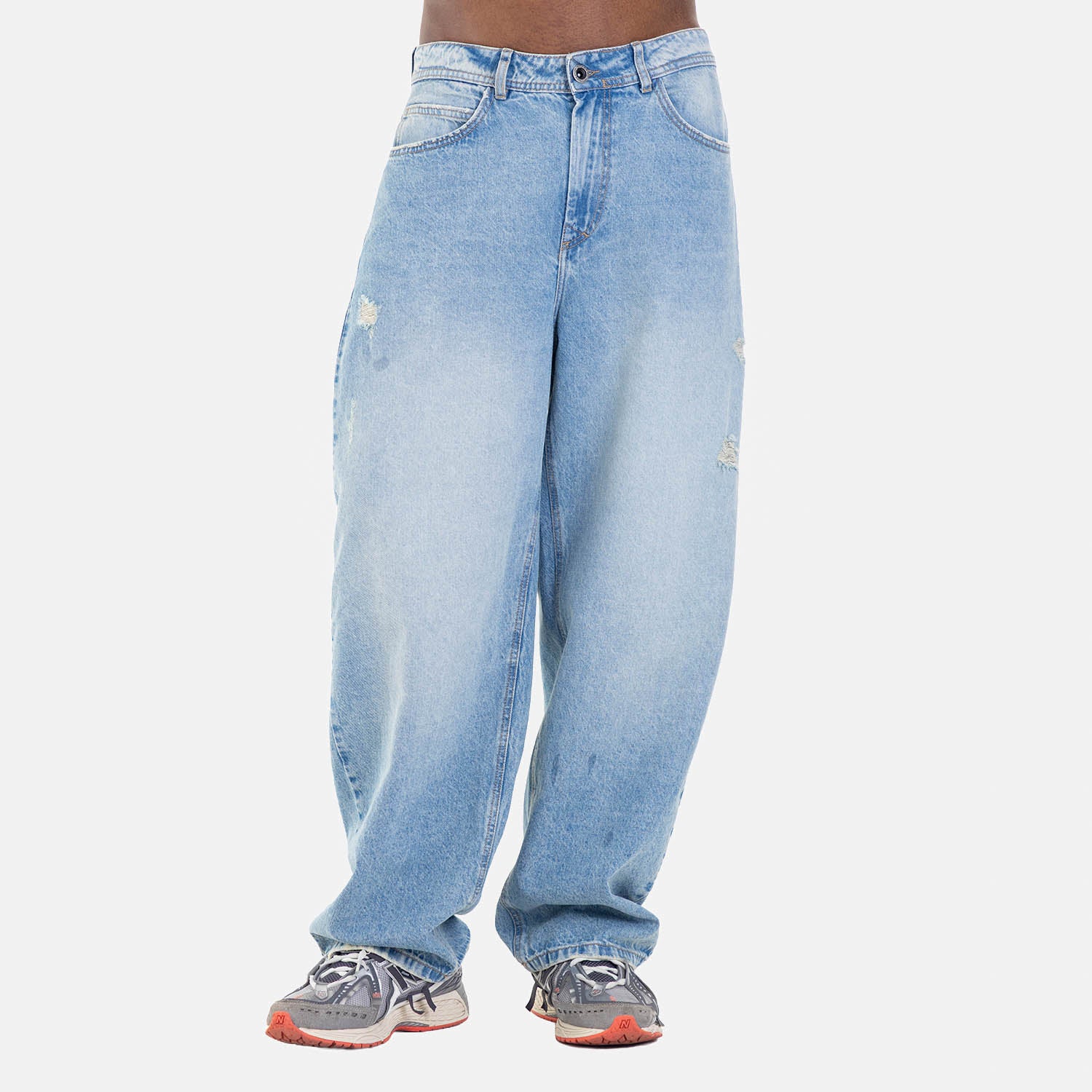 Cow Barrel Fit Denim Light Blue