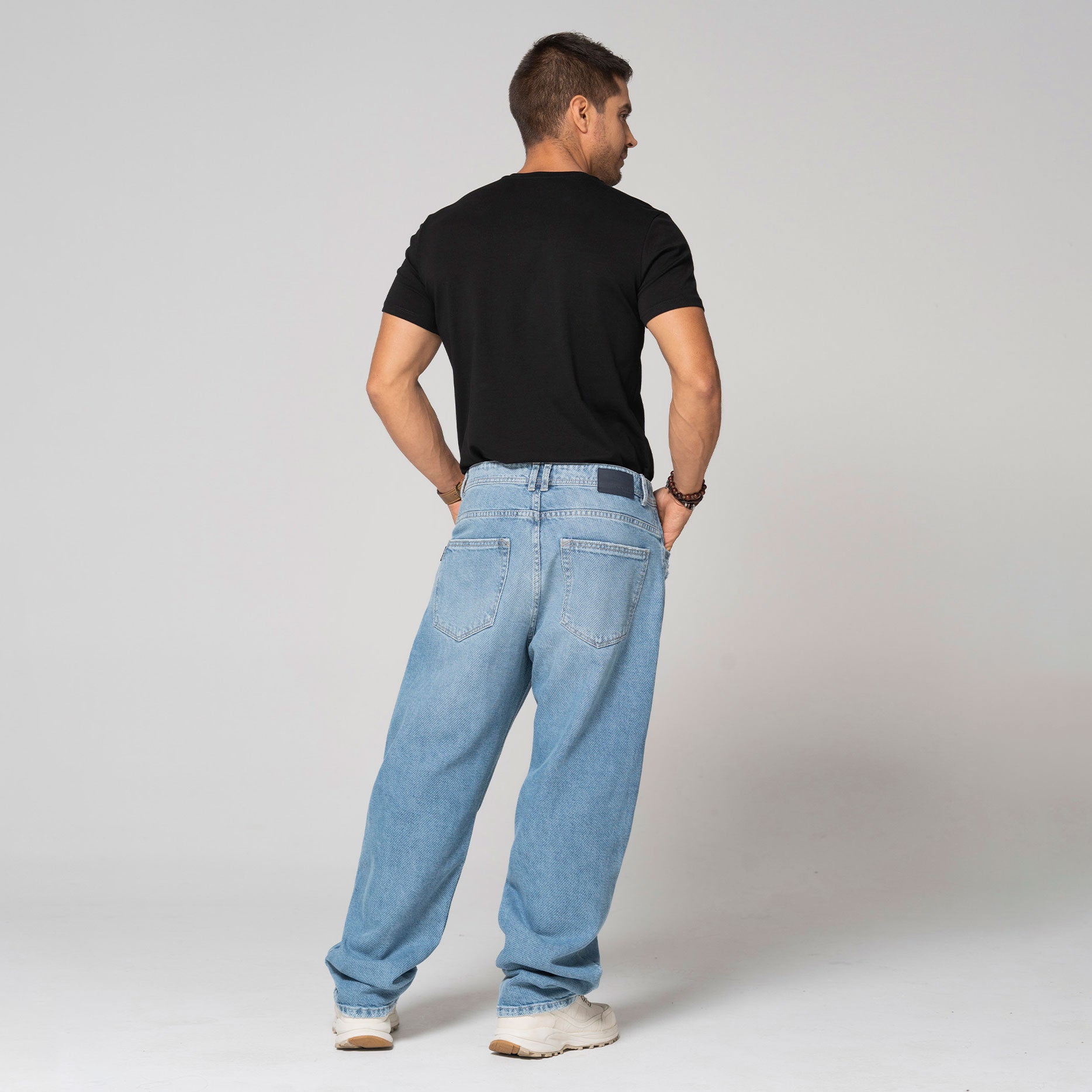 Jean Relaxed Fit con Desgaste Marca Rappaz
