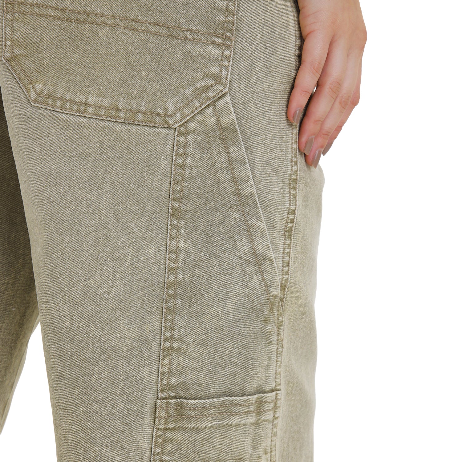 Classic Fit Jort Olive