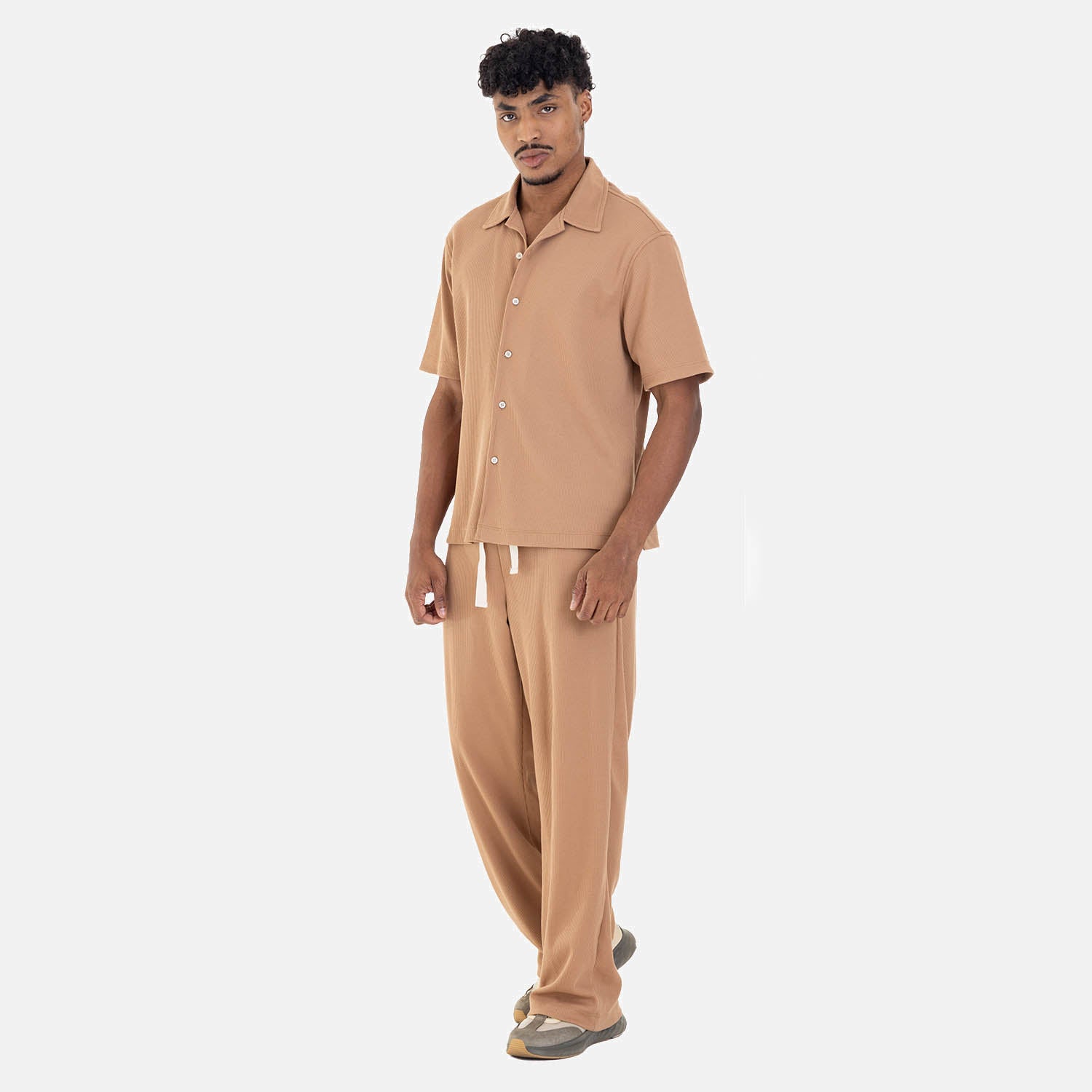 Relaxed Short Sleeve Shirt Mocca