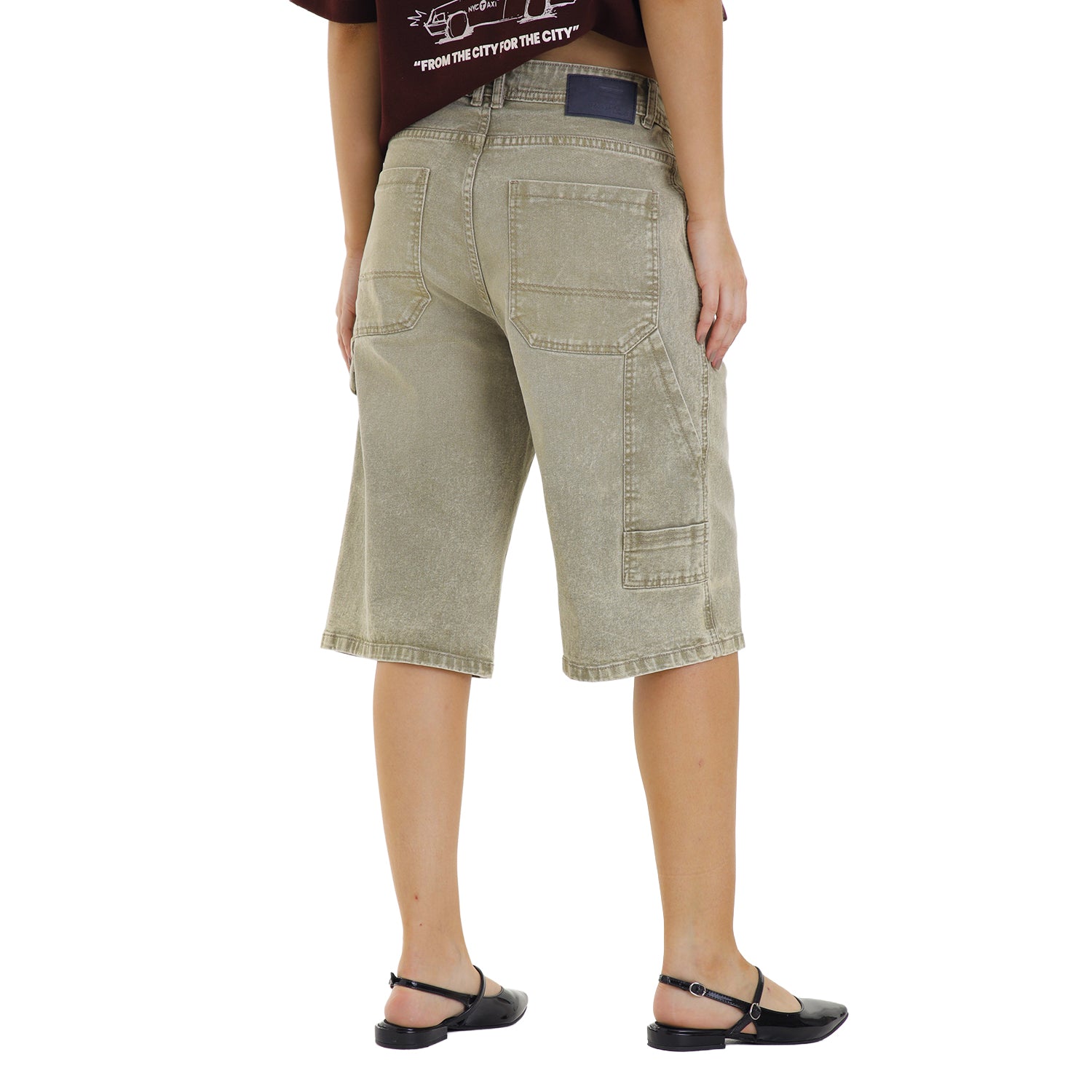 Classic Fit Jort Olive