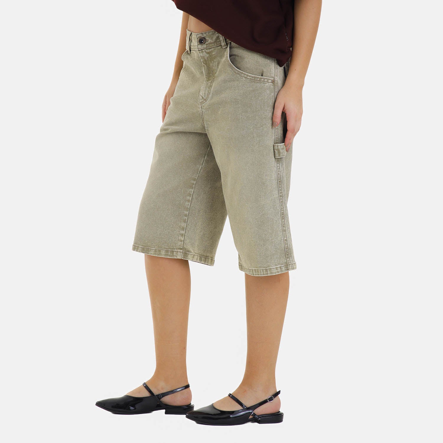 Classic Fit Jort Olive
