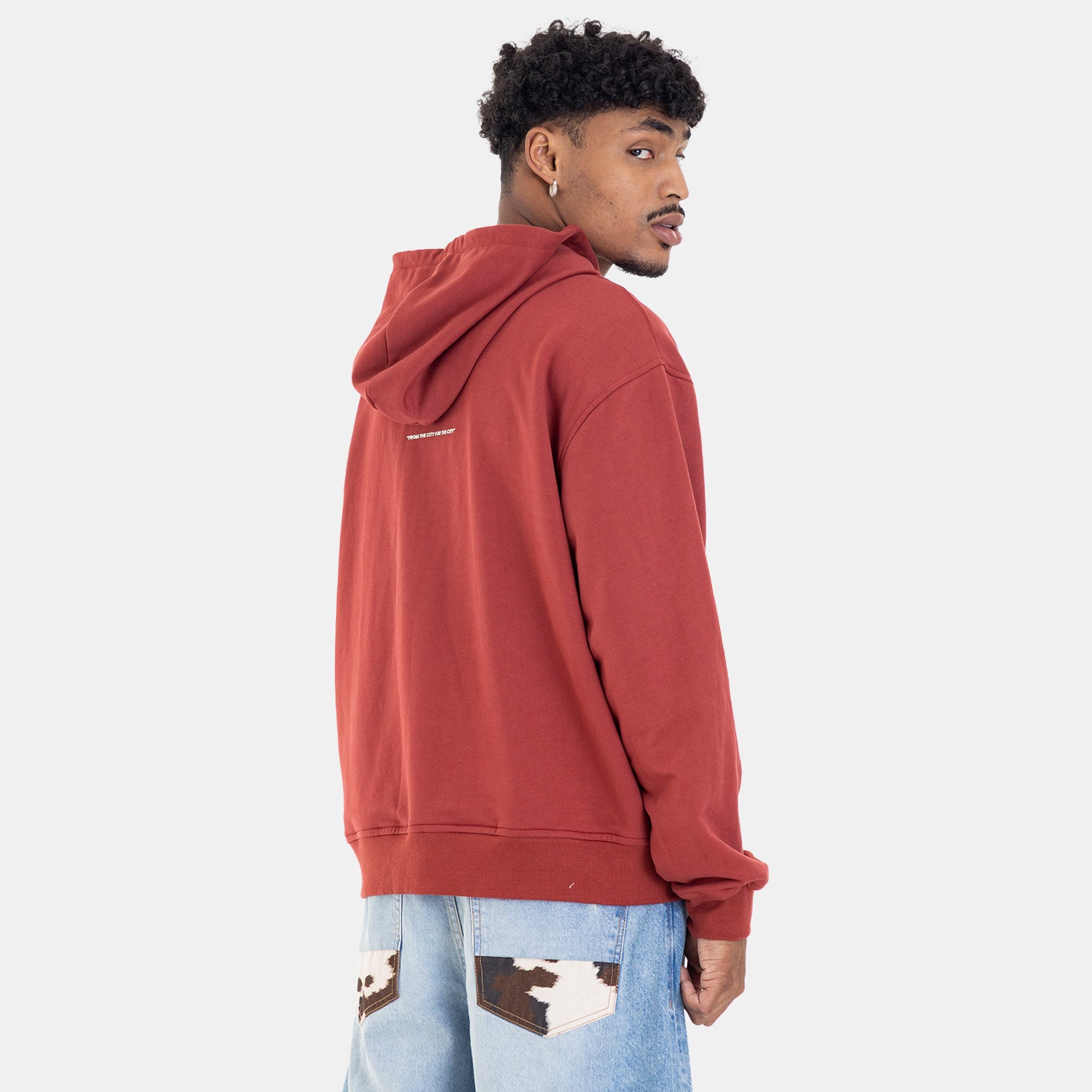 Zip Hoodie Regular Fit Red