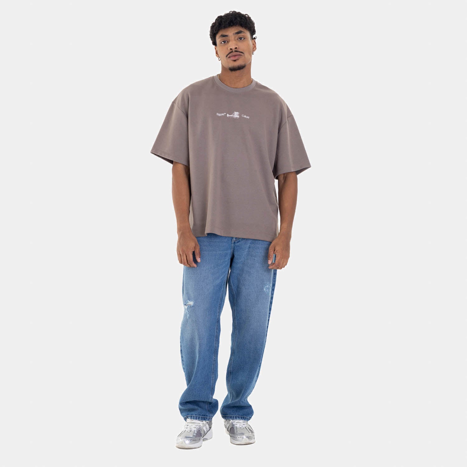 Clean Relaxed Fit Jeans Mid Blue