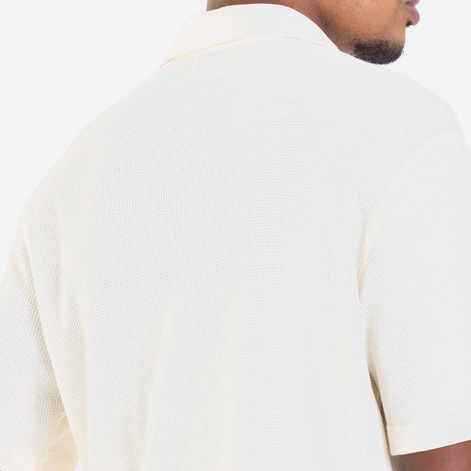Relaxed Short Sleeve Shirt Ivory