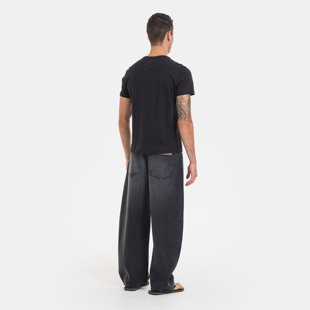 Gio Studio Barrel Jean Negro