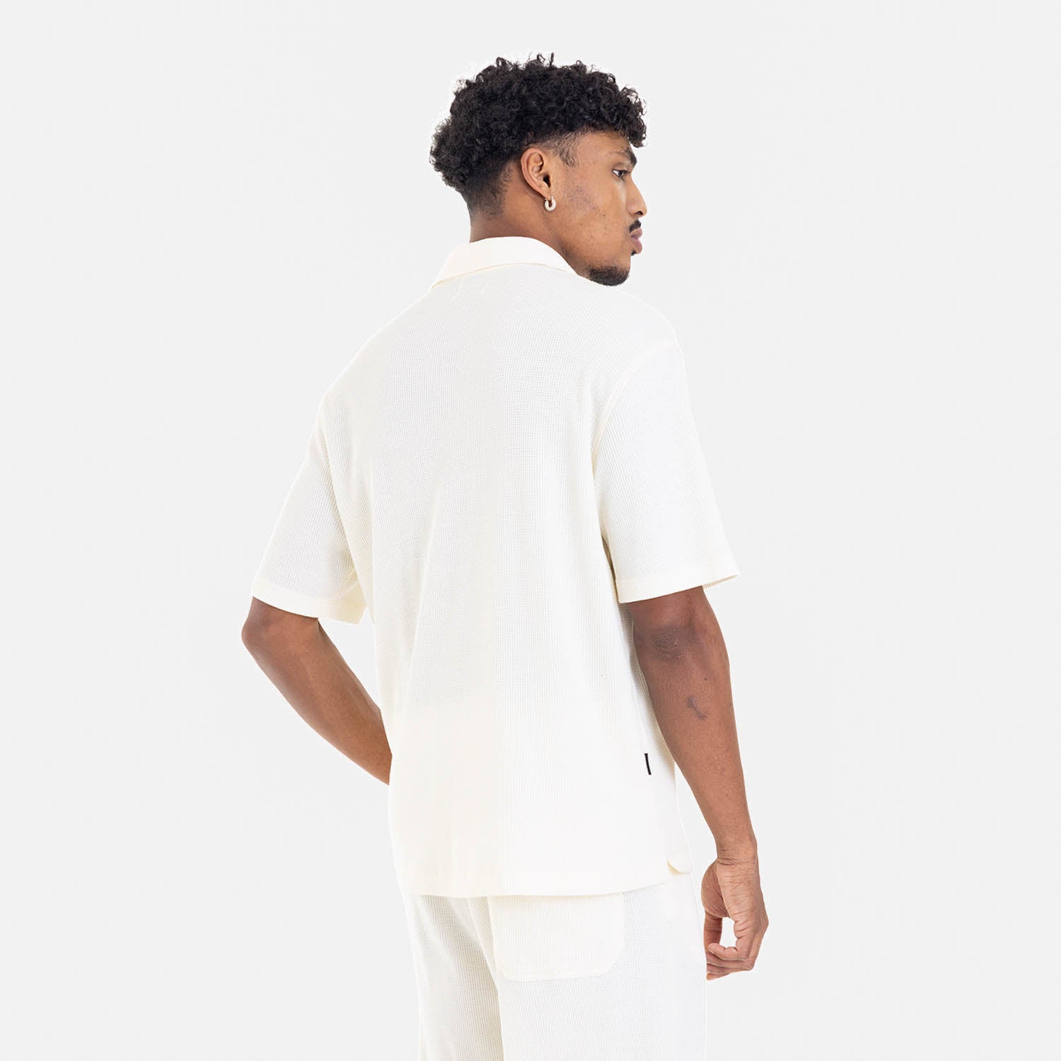 Relaxed Short Sleeve Shirt Ivory