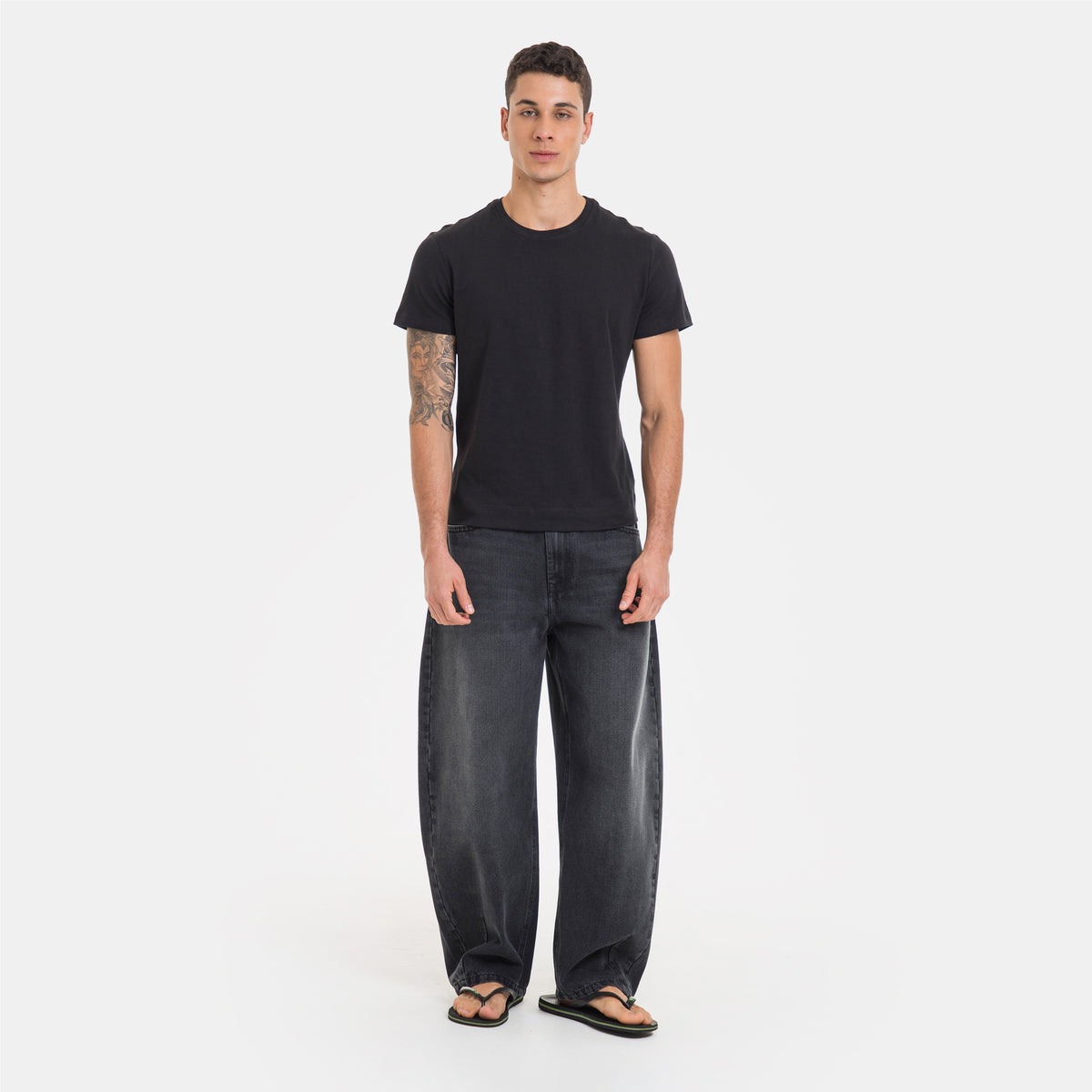 Gio Studio Barrel Jean Negro