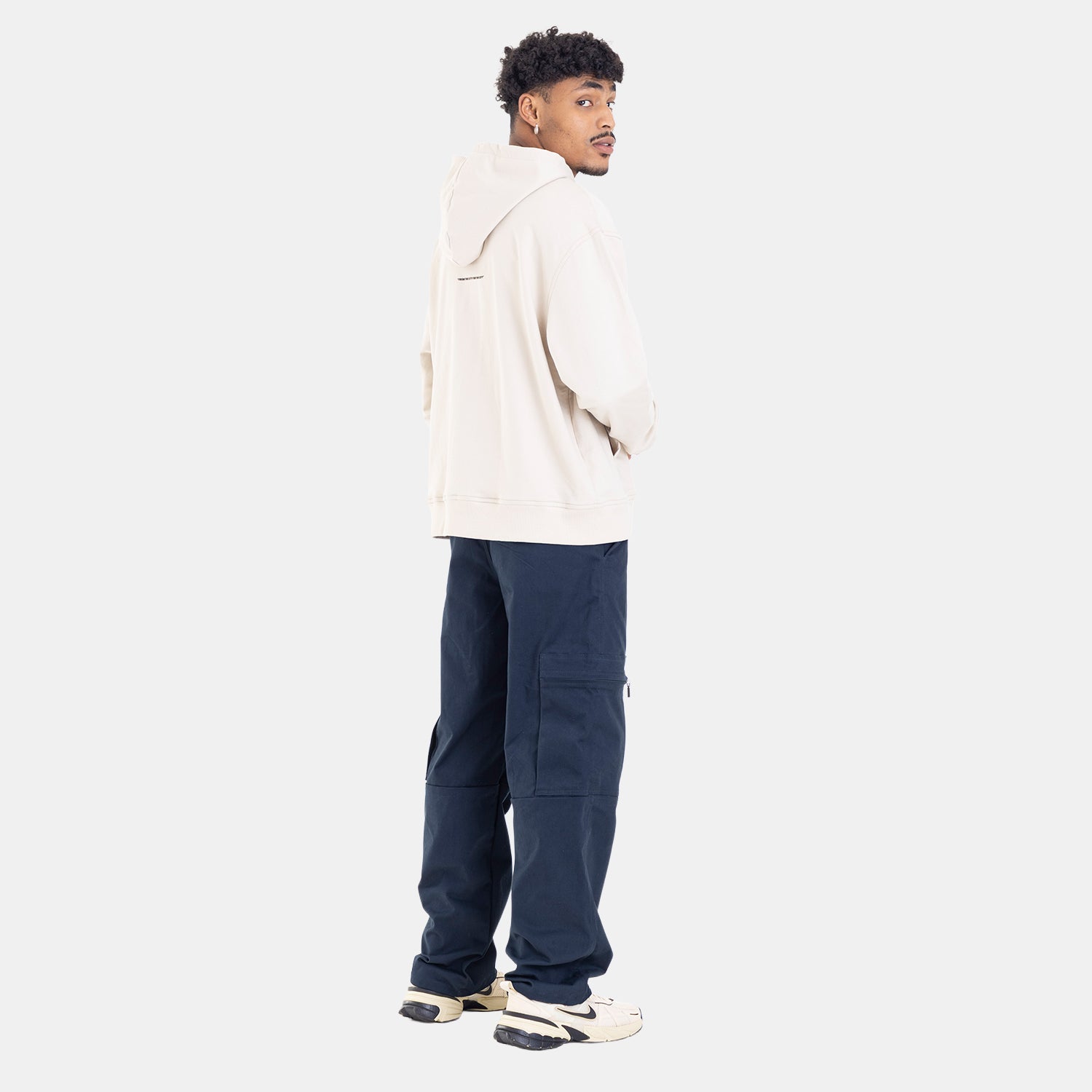 Zip Hoodie Regular Fit Beige