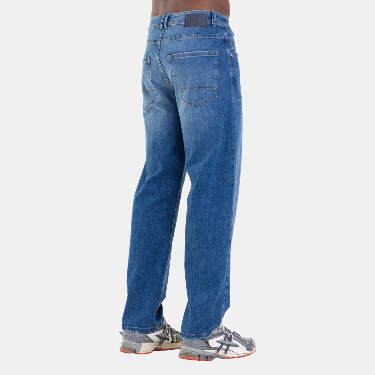 Straight Fit Jeans Mid Blue
