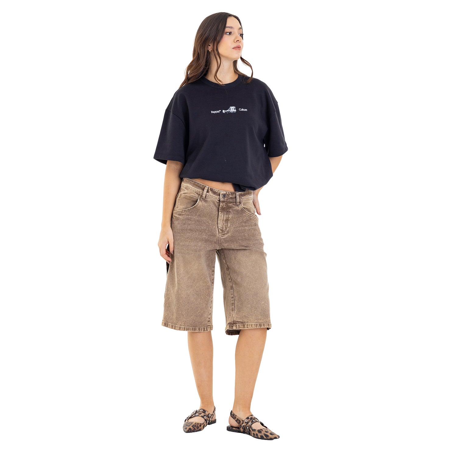 Classic Fit Jort Mocca