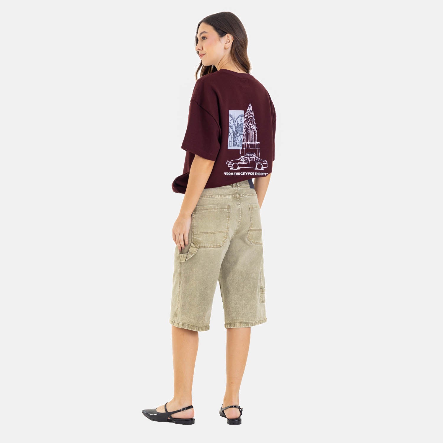 Classic Fit Jort Olive
