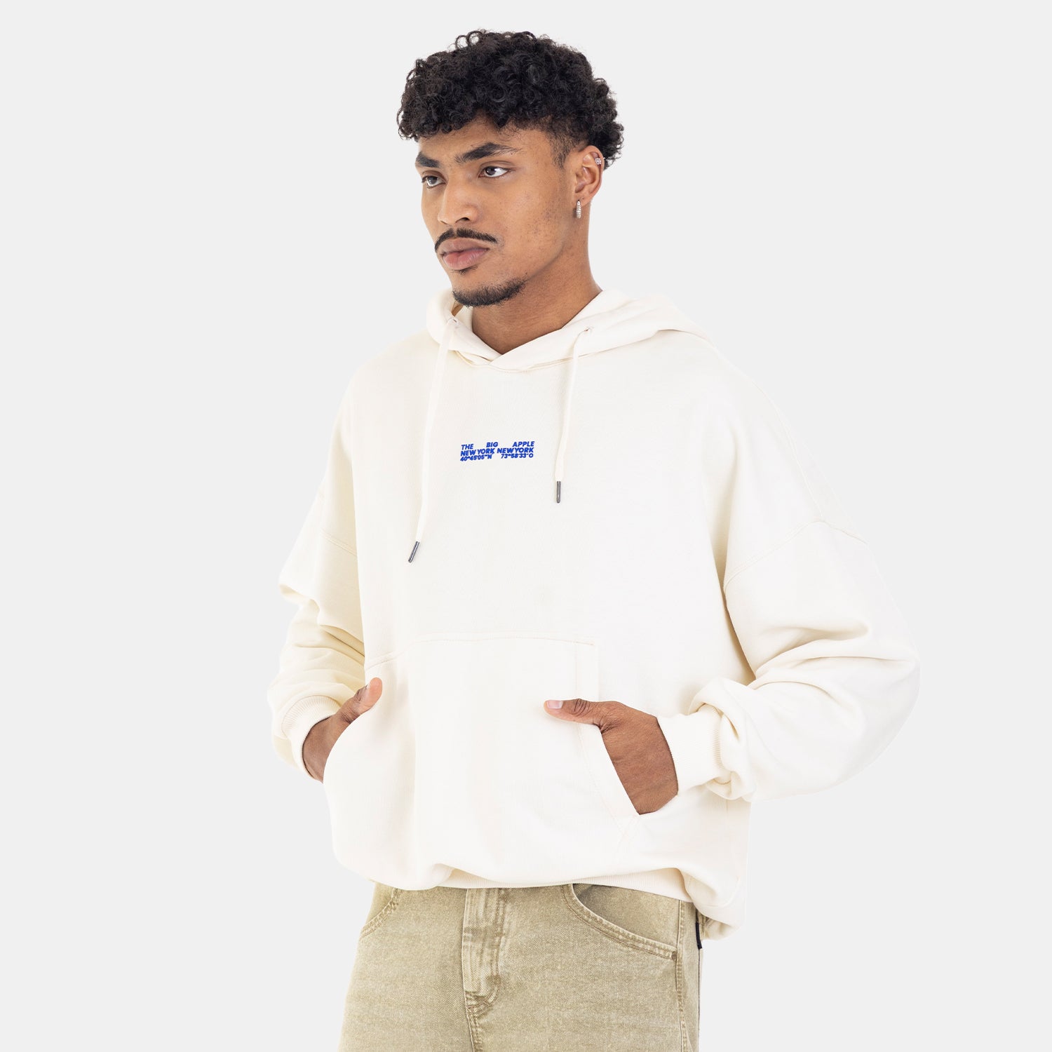 The Big Apple Hoodie Ivory