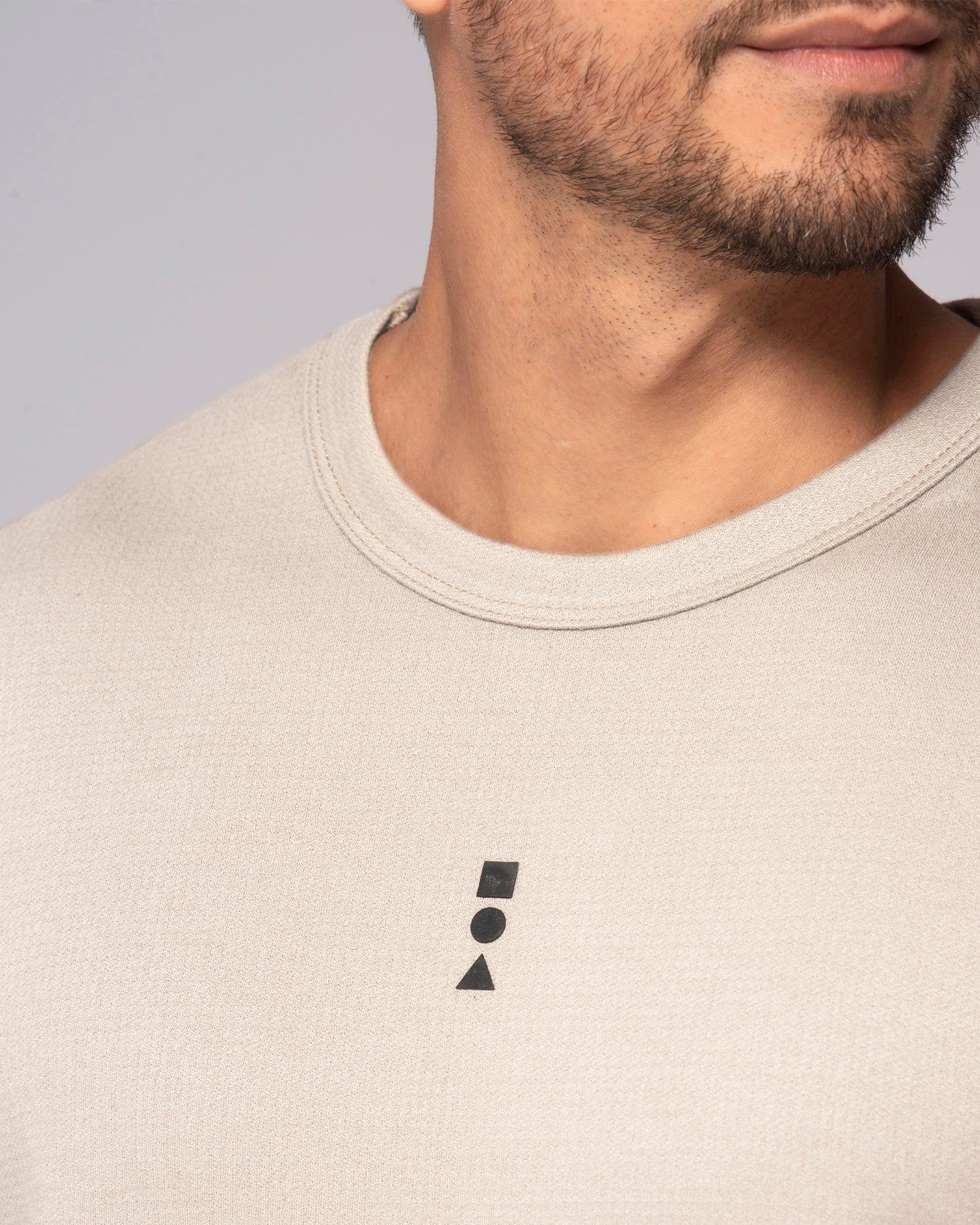 Camiseta Cuello Redondo Estampado Geométrico Minimalista Marca Rappaz