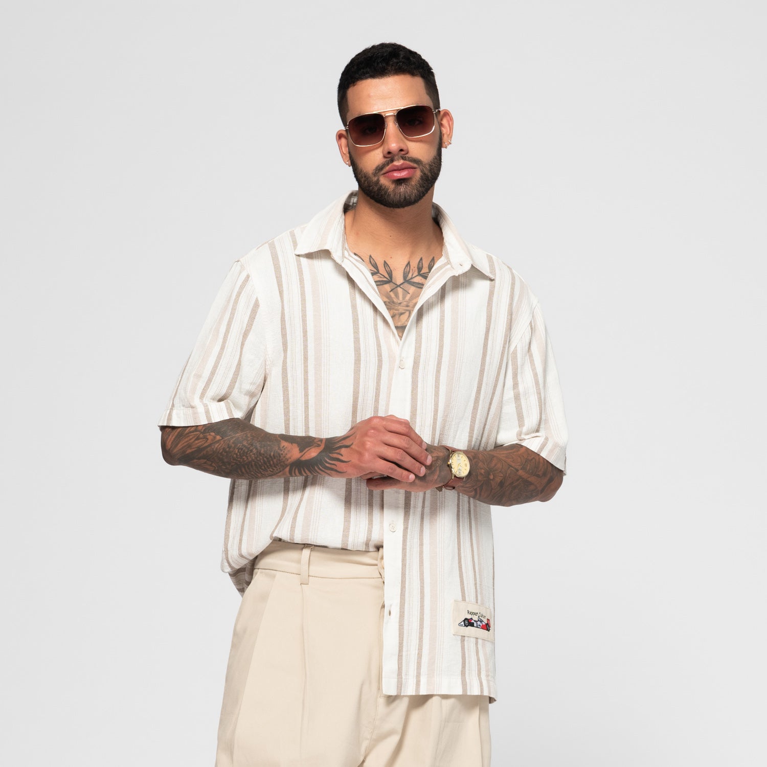 Short Sleeve Ayrton Senna '88 Kaki