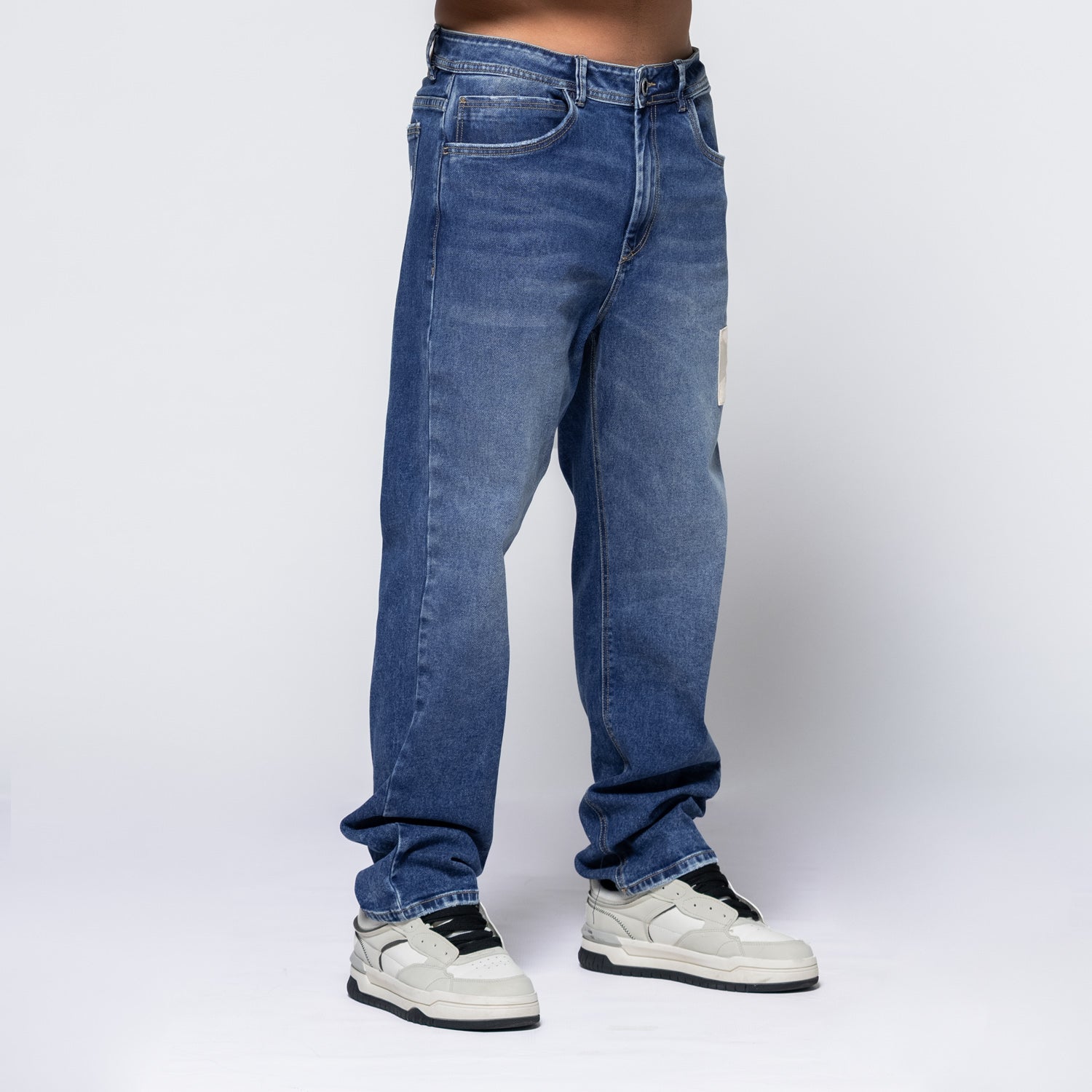 Straight Fit Ayrton Senna '84 Medium Blue