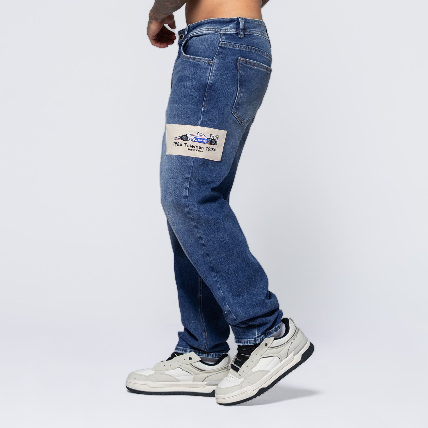 Straight Fit Ayrton Senna '84 Medium Blue