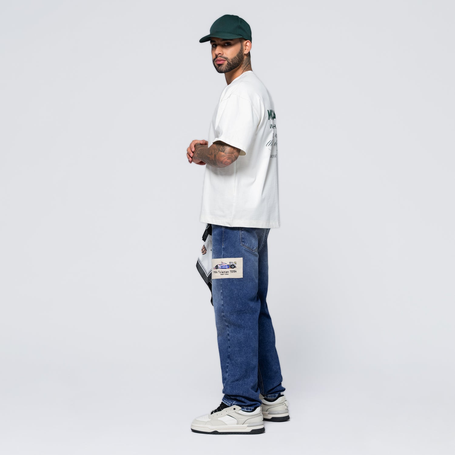 Straight Fit Ayrton Senna '84 Medium Blue