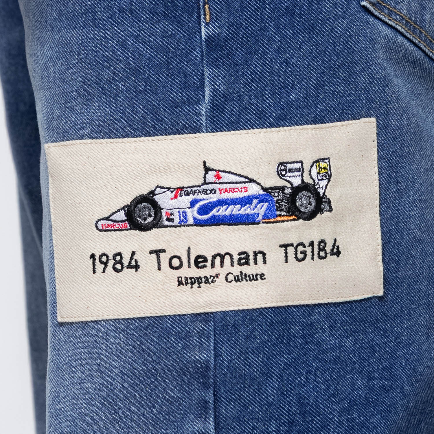 Straight Fit Ayrton Senna '84 Medium Blue