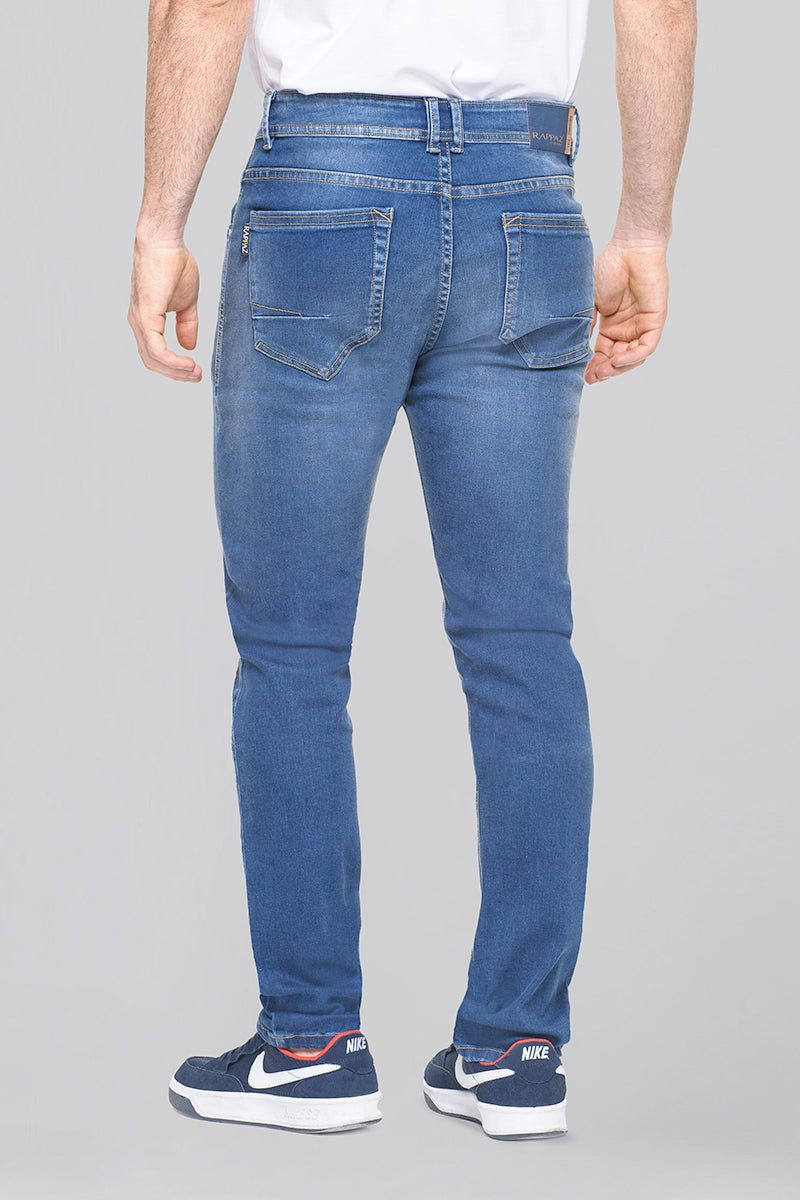 Jean regular classic color azul medio marca Rappaz