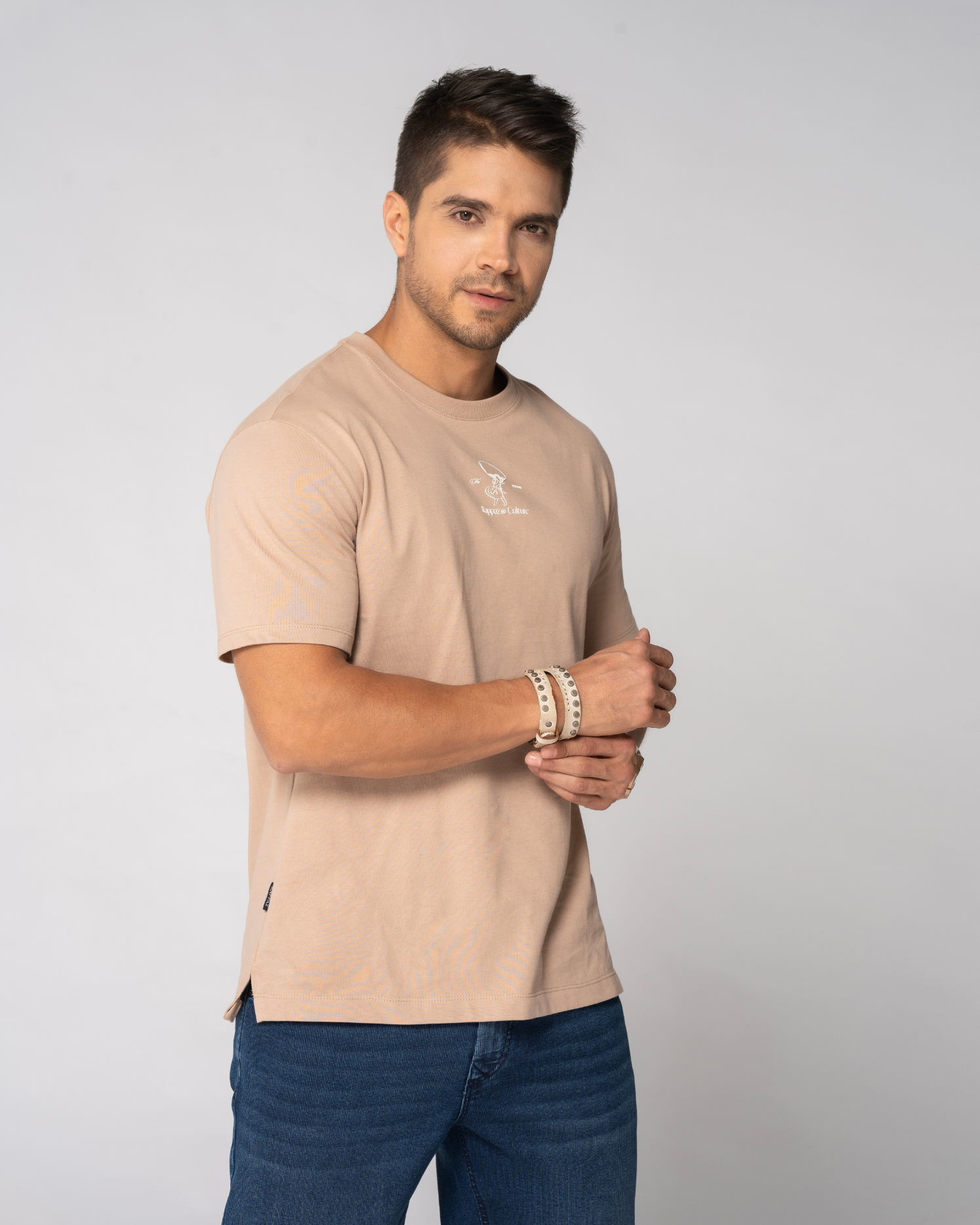 Camiseta Rappaz Culture Estampado Minimalista Frontal Marca Rappaz