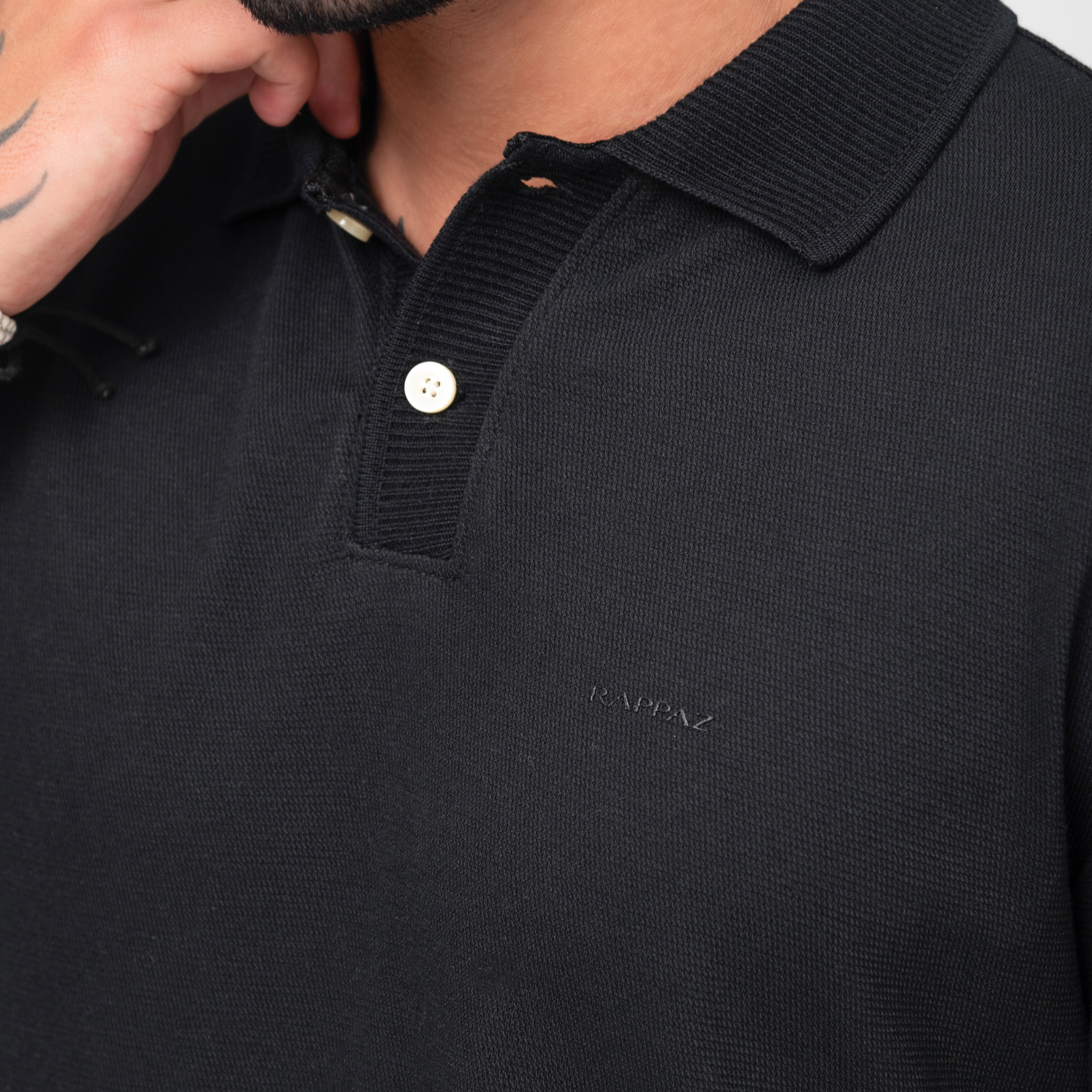 Camiseta Tipo Polo Elemental Marca Rappaz