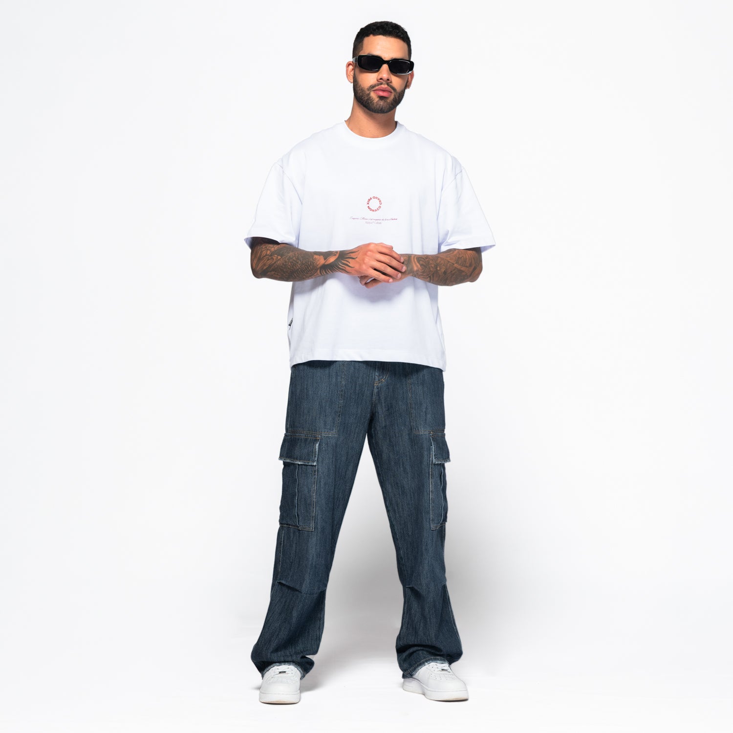 Cargo Jogger Denim Drift Dark Blue