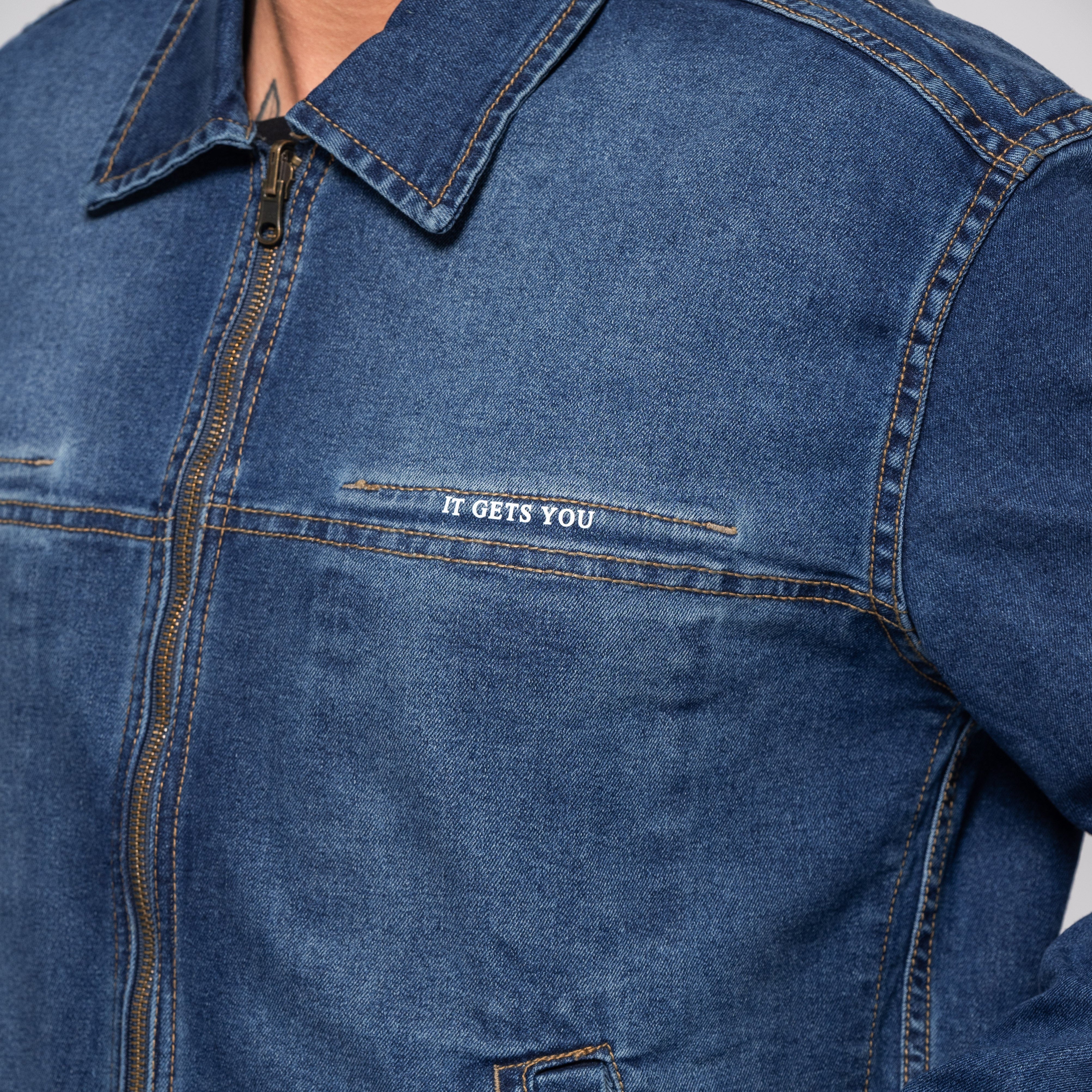 Chaqueta Doble Face Color Azul Oscuro Marca Rappaz