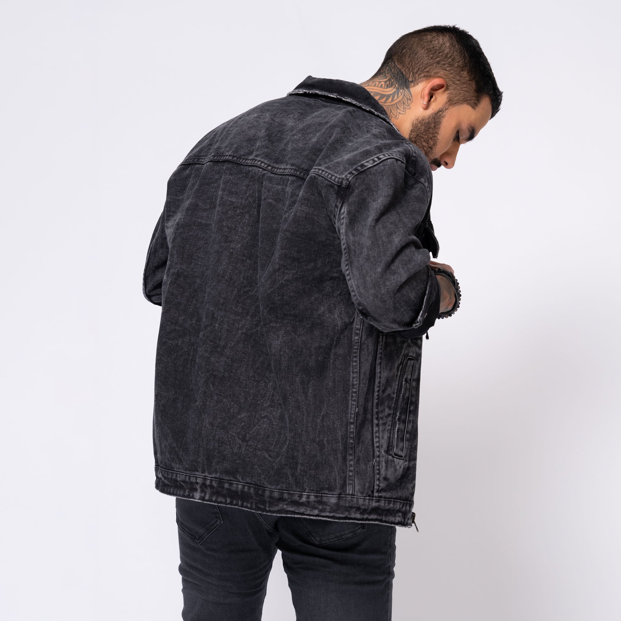 Chaqueta Doble Faz Color Gris Oscuro Marca Rappaz
