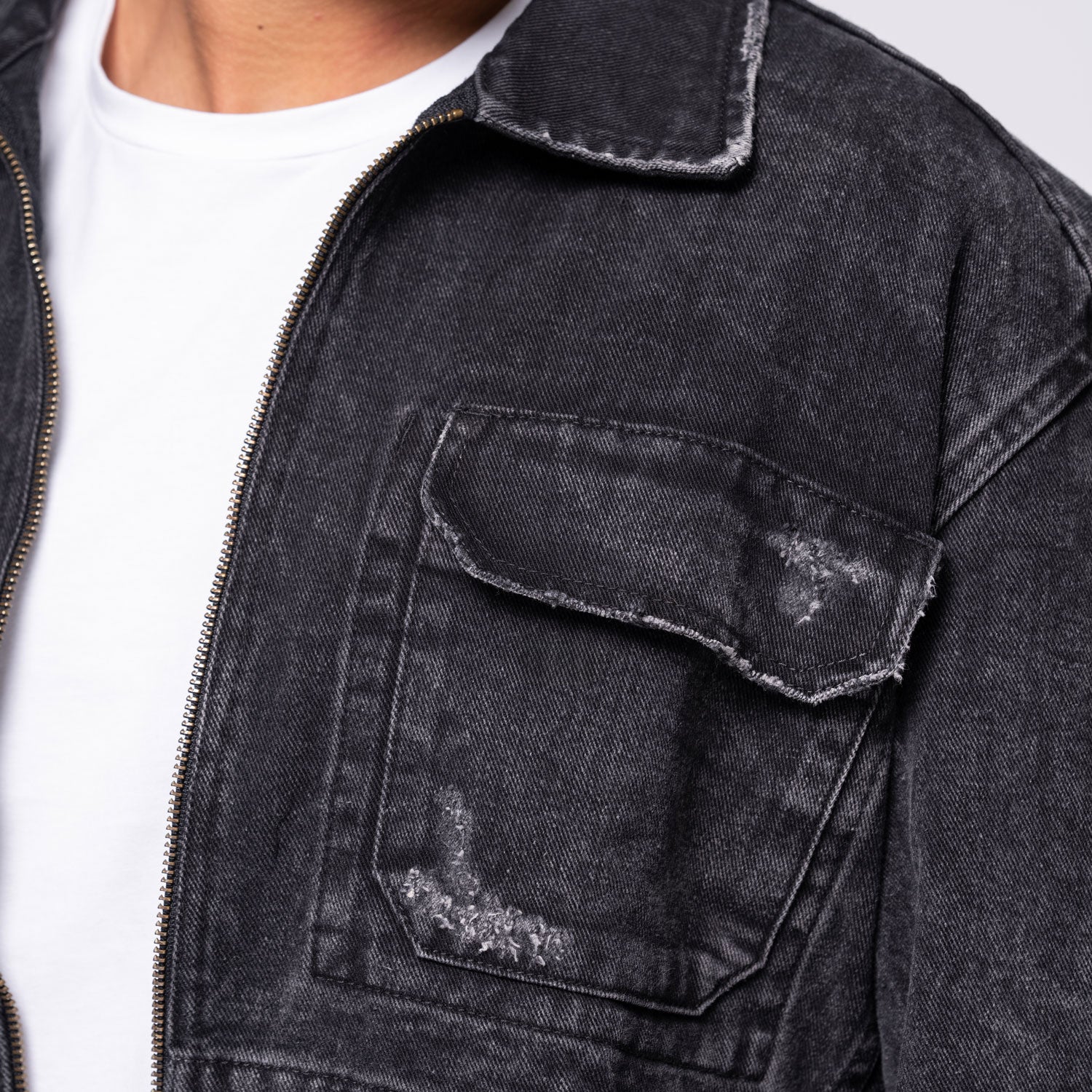 Chaqueta Doble Faz Color Gris Oscuro Marca Rappaz