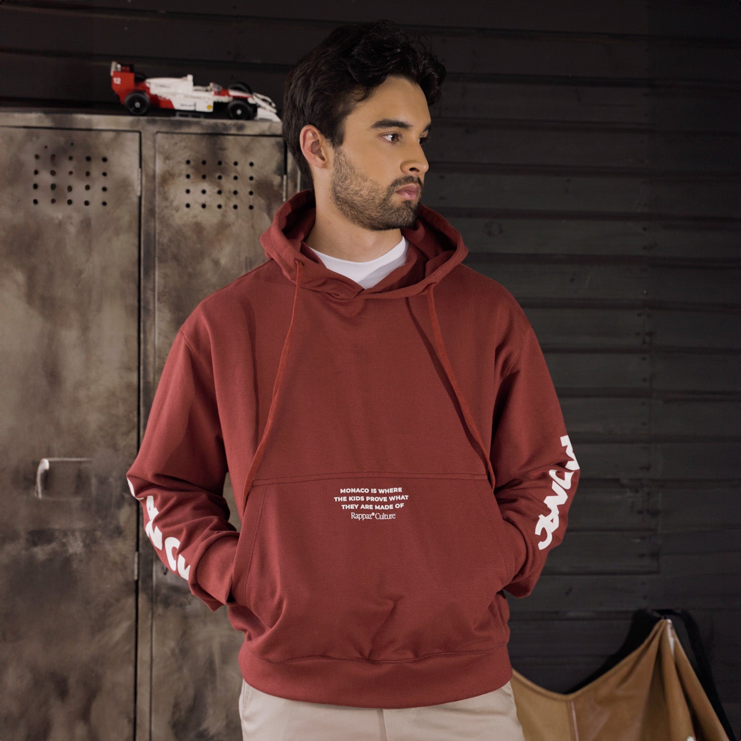 Hoodie Grand Prix Monaco Red