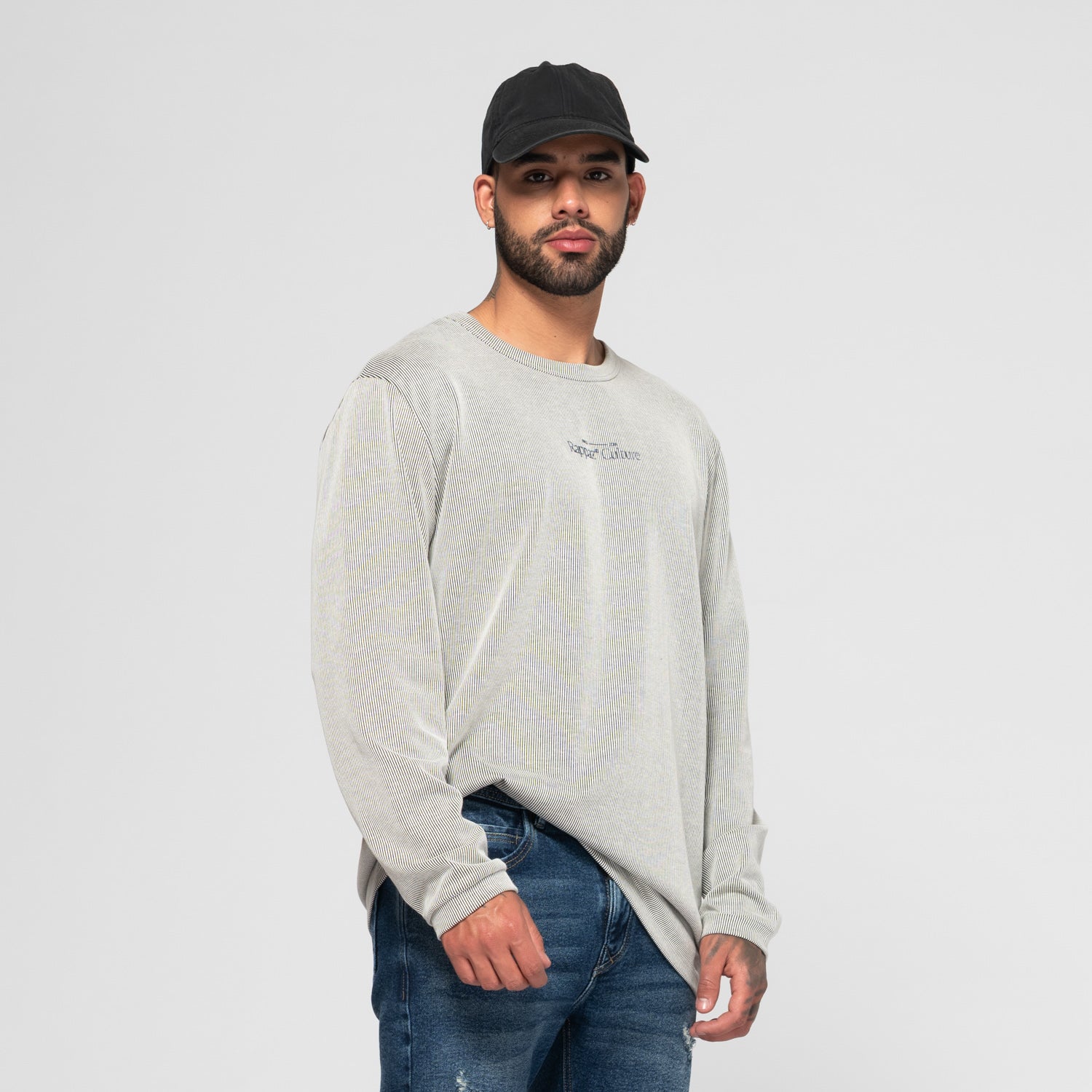 Long Sleeve Corded Layer Black