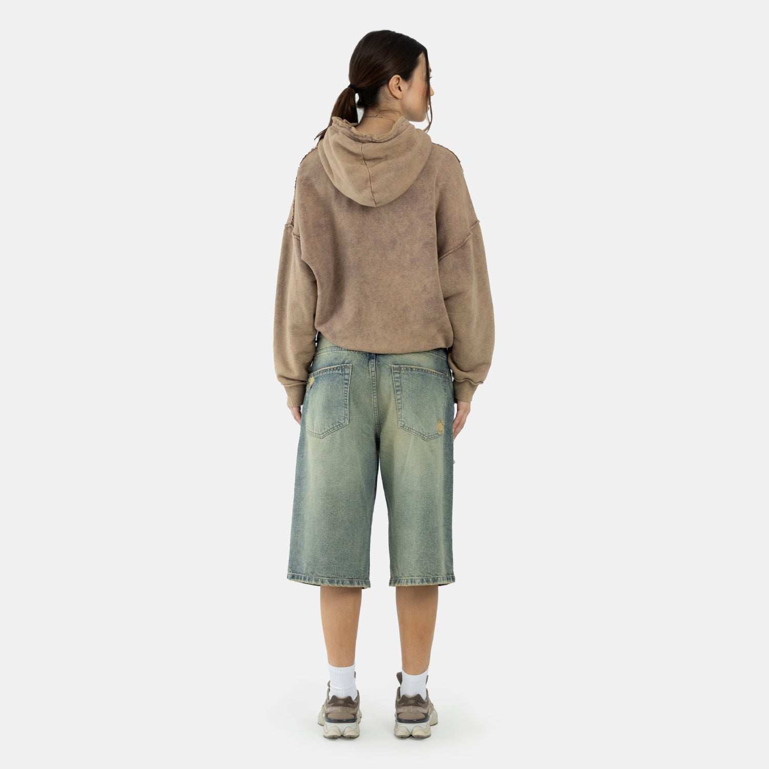Dirty Fade Oversize Short WOMAN