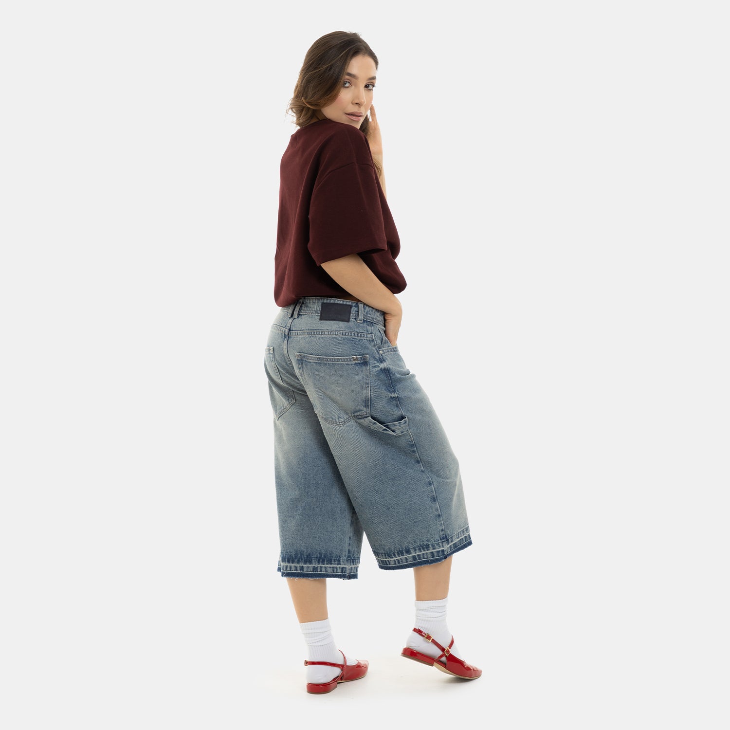 Wide Horizon Short Dark Blue