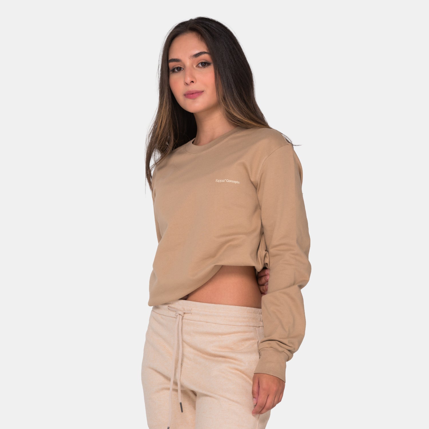 Long Sleeve Essential Kaki WOMAN