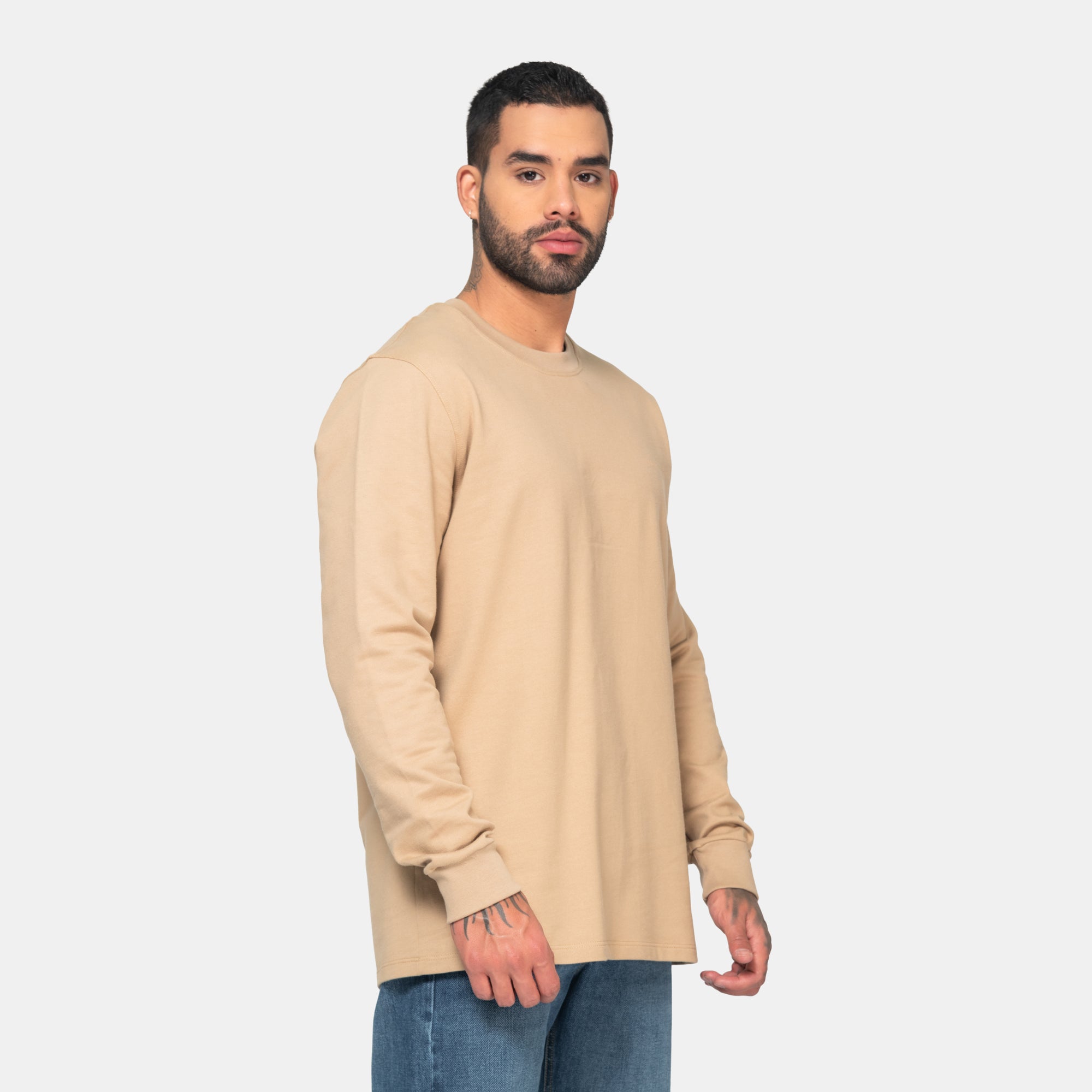 Long Sleeve Essential Kaki