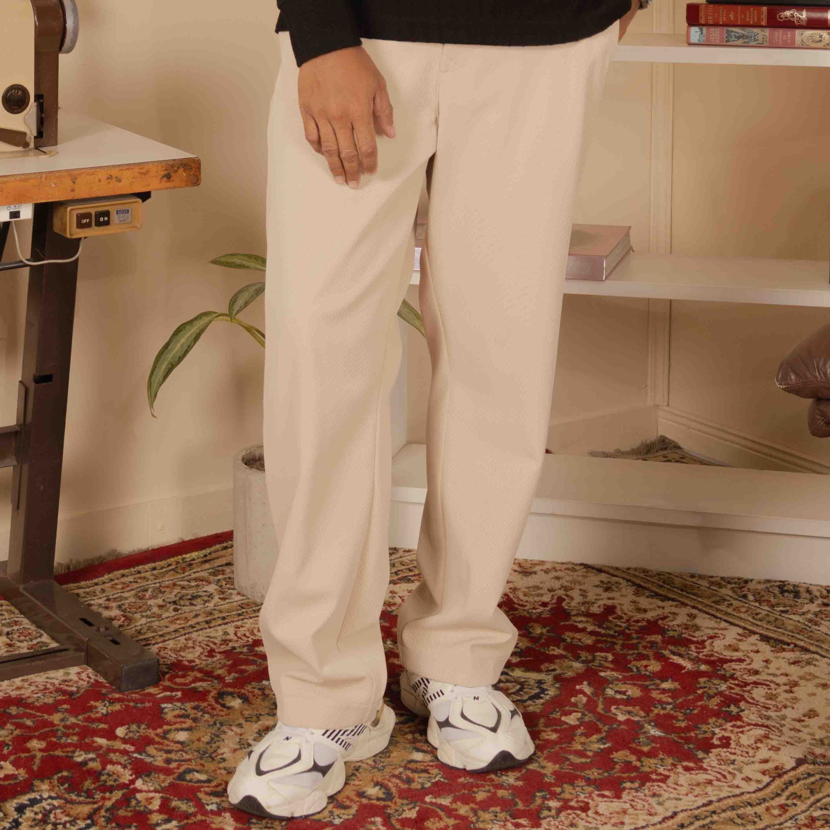 Beige EcoDrift Trousers