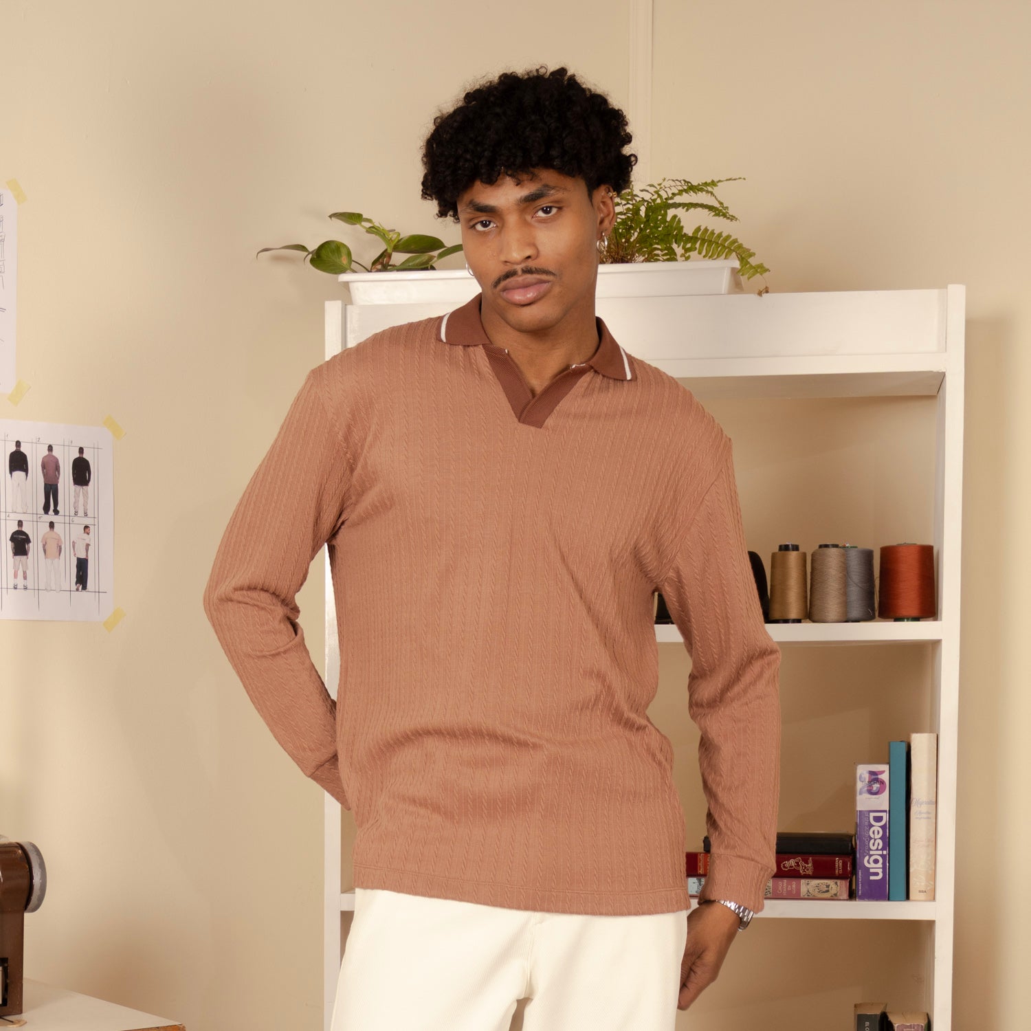 Polo Knit Sweater Mocca