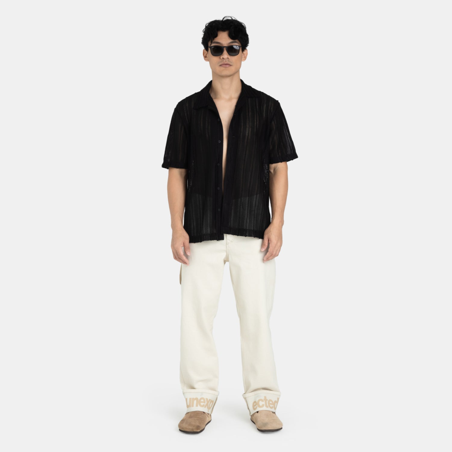 Shadow Lines Shirt Black