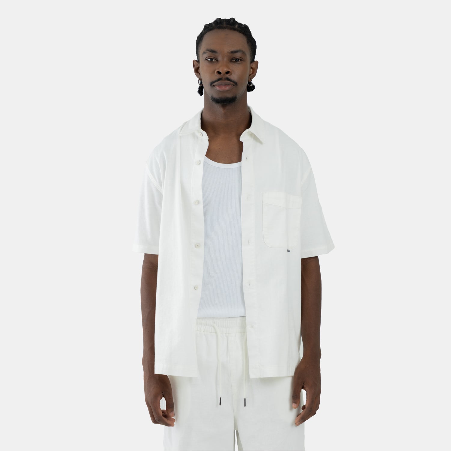 Short Sleeve Shirt Ivory