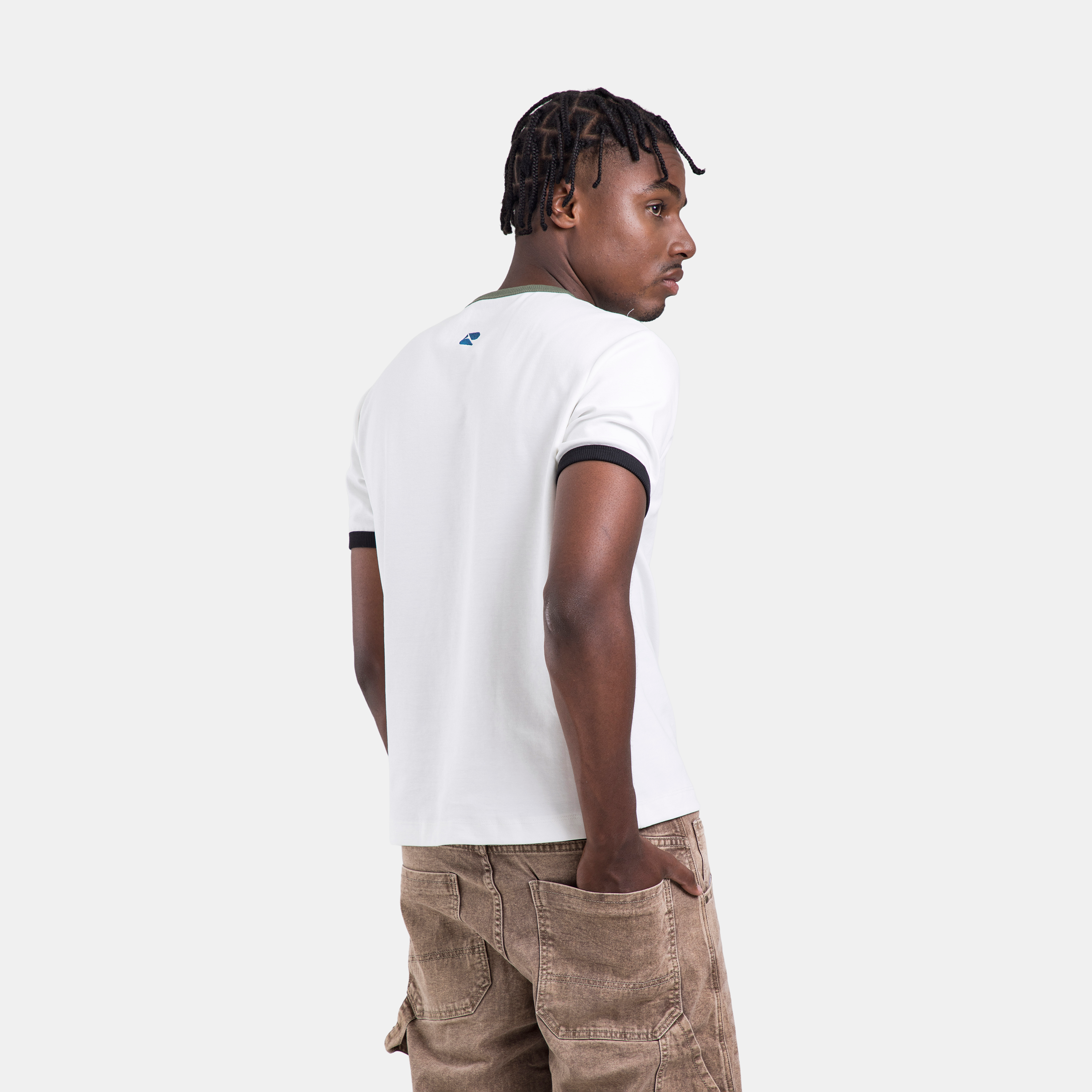 Gol Ringer Tee Ivory