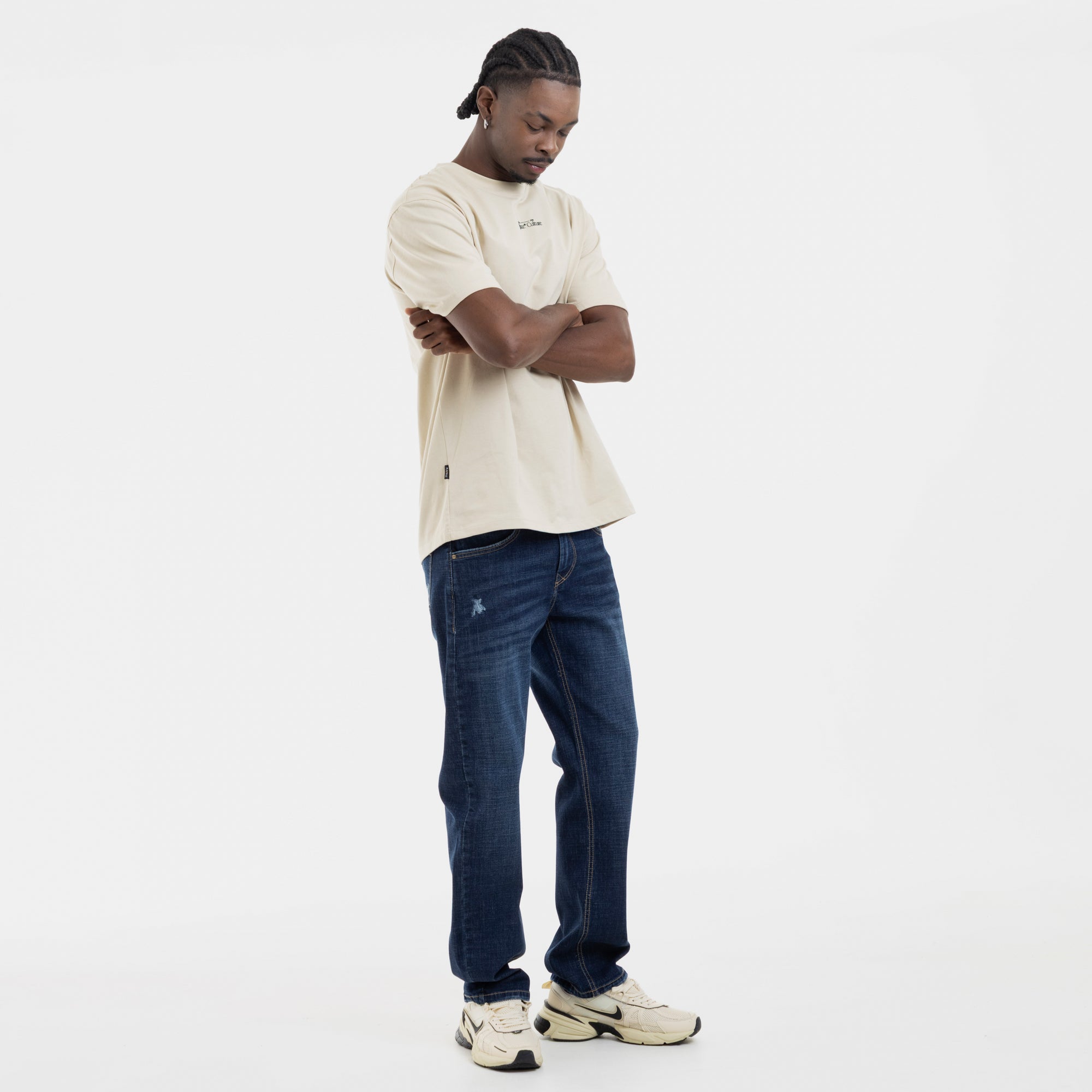 Culture Drop Tee Beige