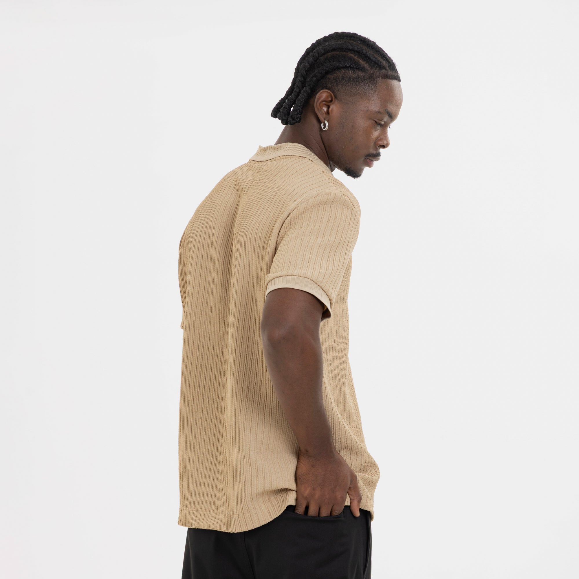 Refined Polo Knit Ivory