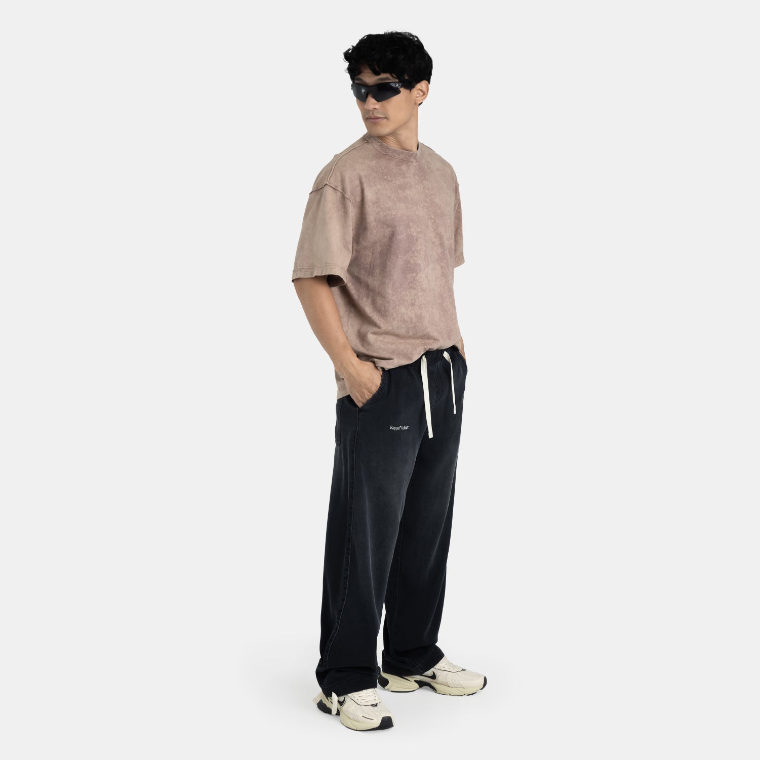 Acid Washed Boxy Tee Mocca