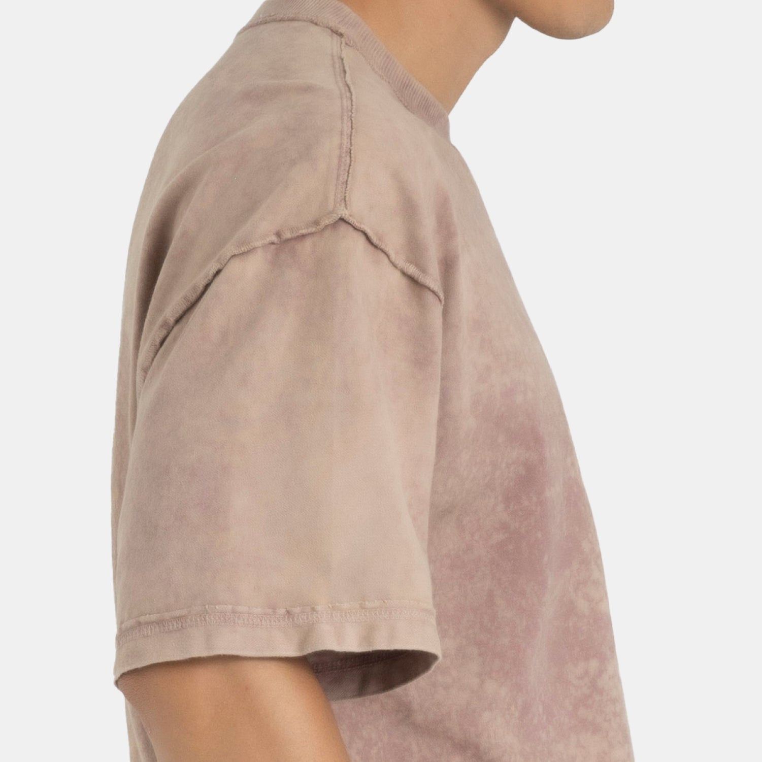 Acid Washed Boxy Tee Mocca