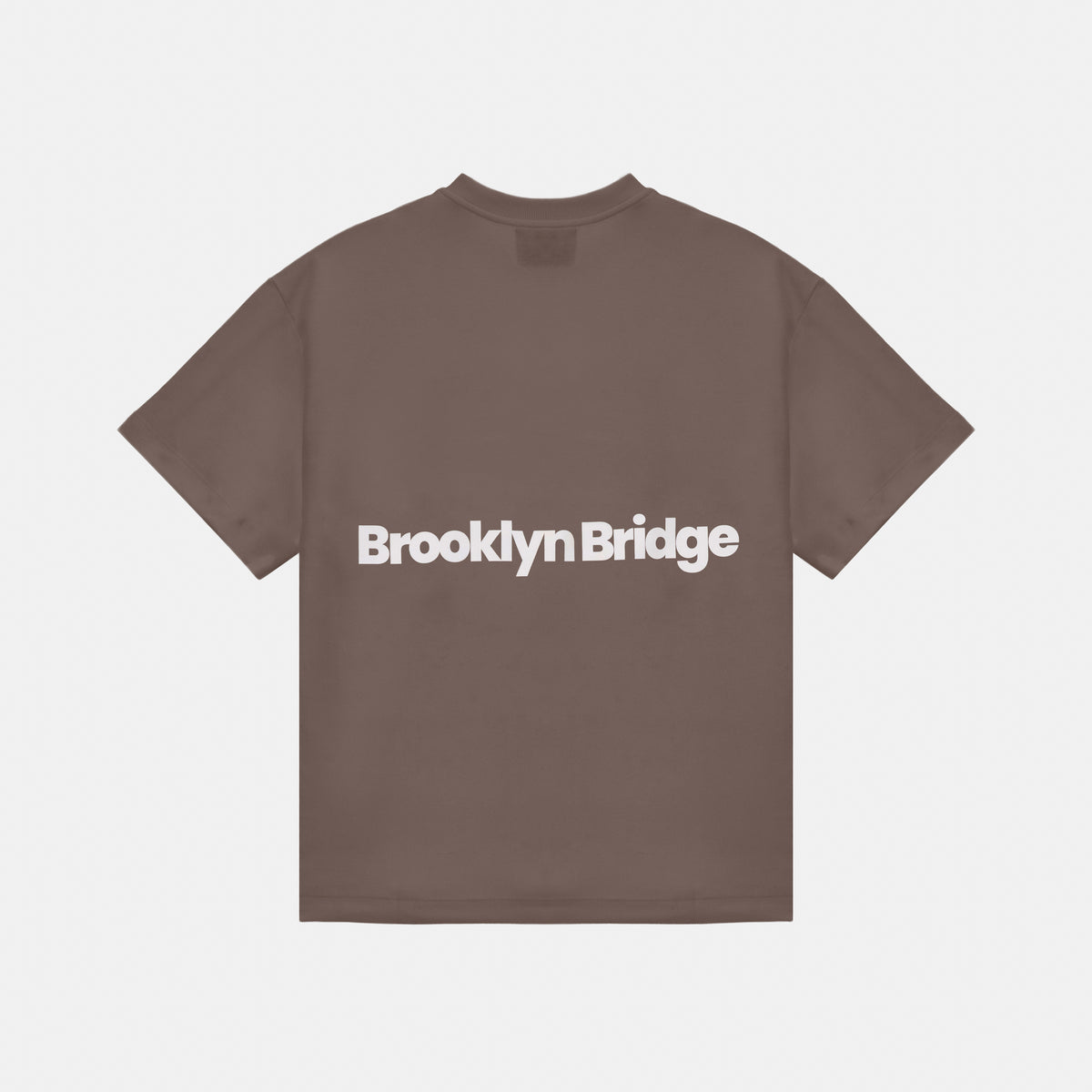 Boxy Fit Tee Brooklyn Bridge Taupe