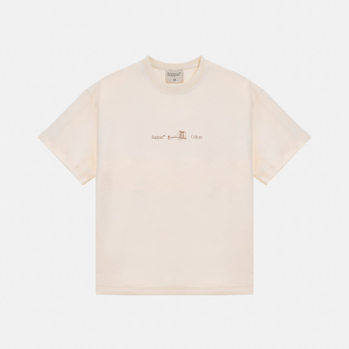 Boxy Fit Tee Brooklyn Bridge Ivory