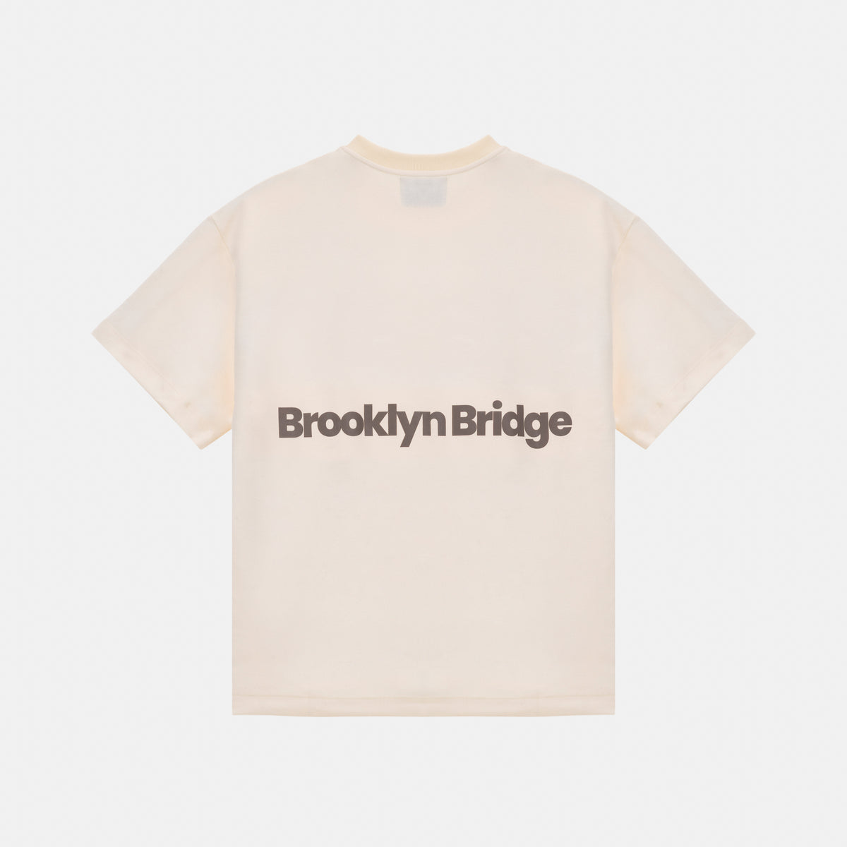 Boxy Fit Tee Brooklyn Bridge Ivory