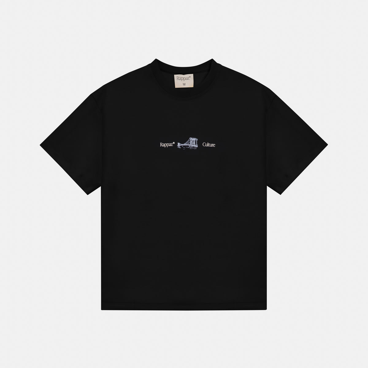 Boxy Fit Tee Brooklyn Bridge Negro